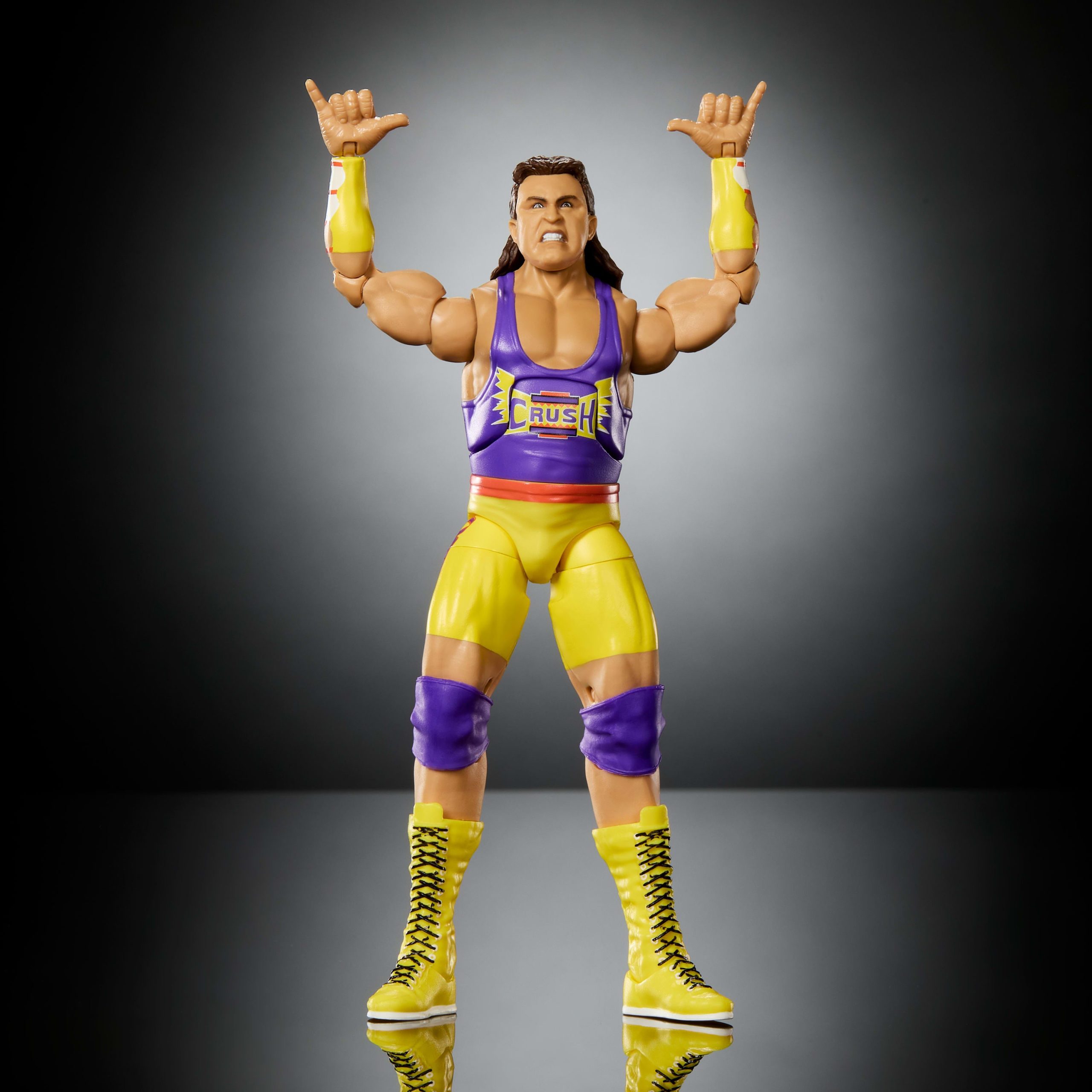 WWE Elite Legends Kona Crush Action Figure & Accessories. Series 31 6-inch Set - Image 4