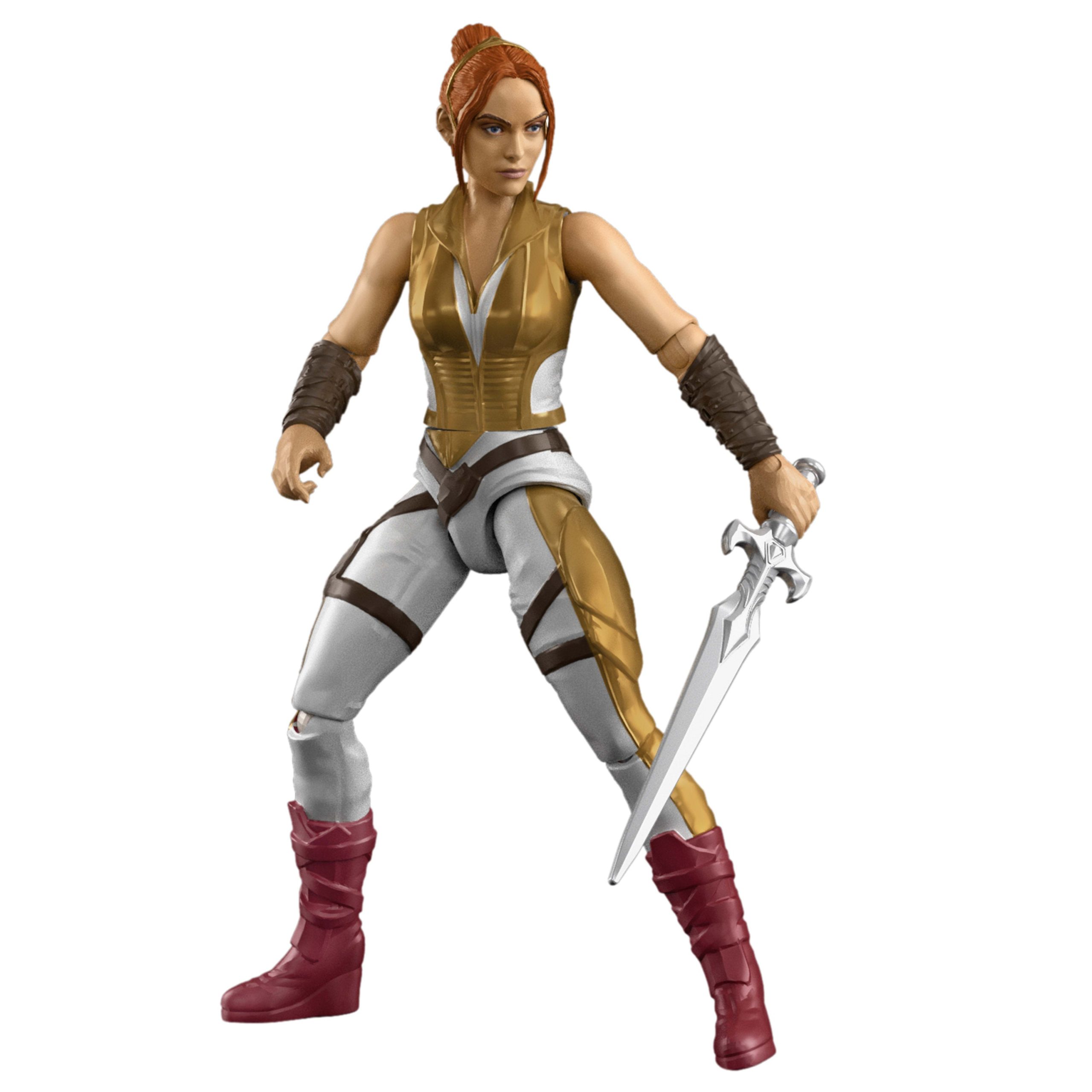 Masters Of The Universe 2026 Movie Teela 5.5 inch Action Figure. Sword & Staff & Hair Up - Image 4