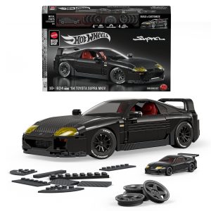 Mattel Brick Shop Hot Wheels Jogo de Constru??o Elite '94 Toyota Supra MKIV