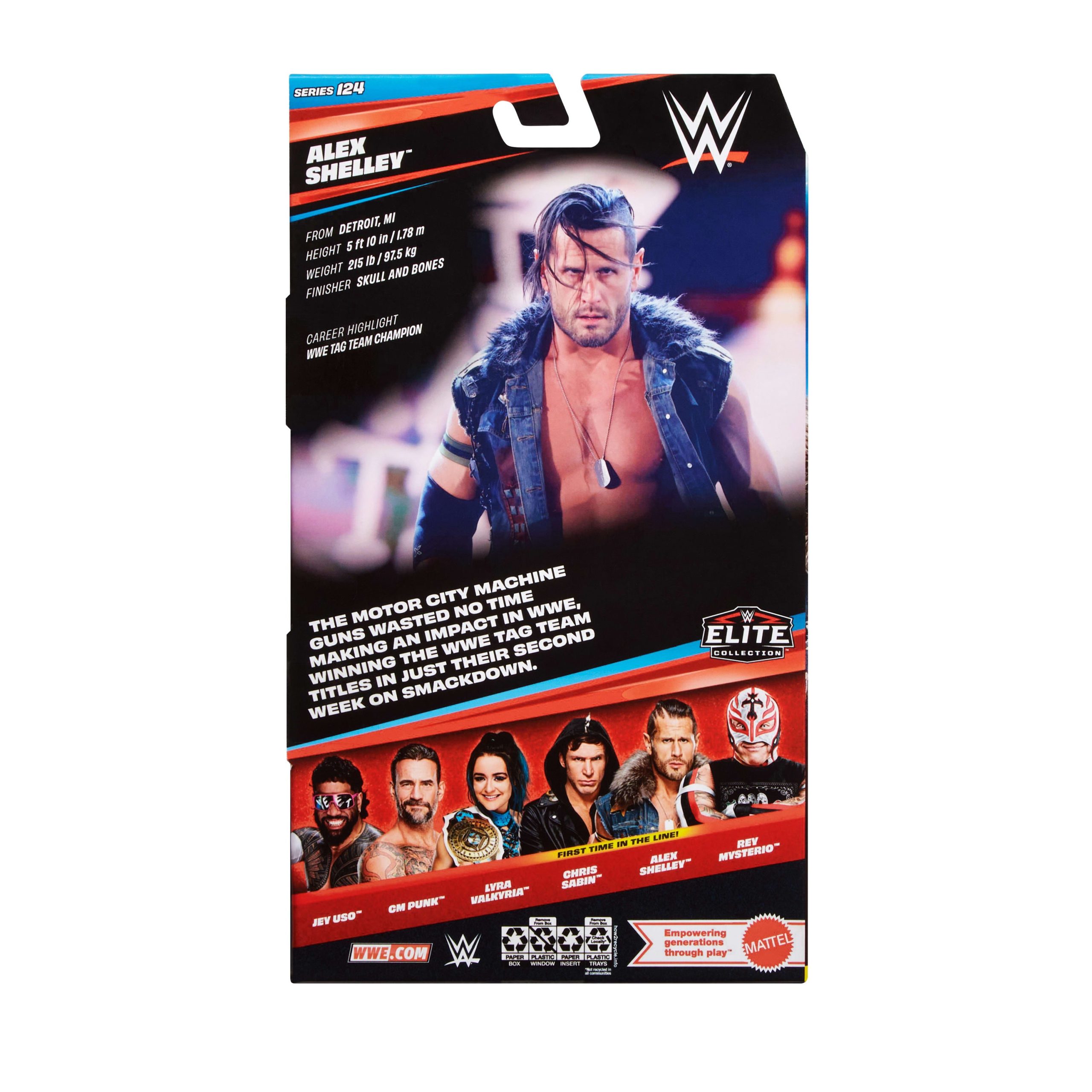 Wwe ??lite Alex Shelley Figurine - Image 6