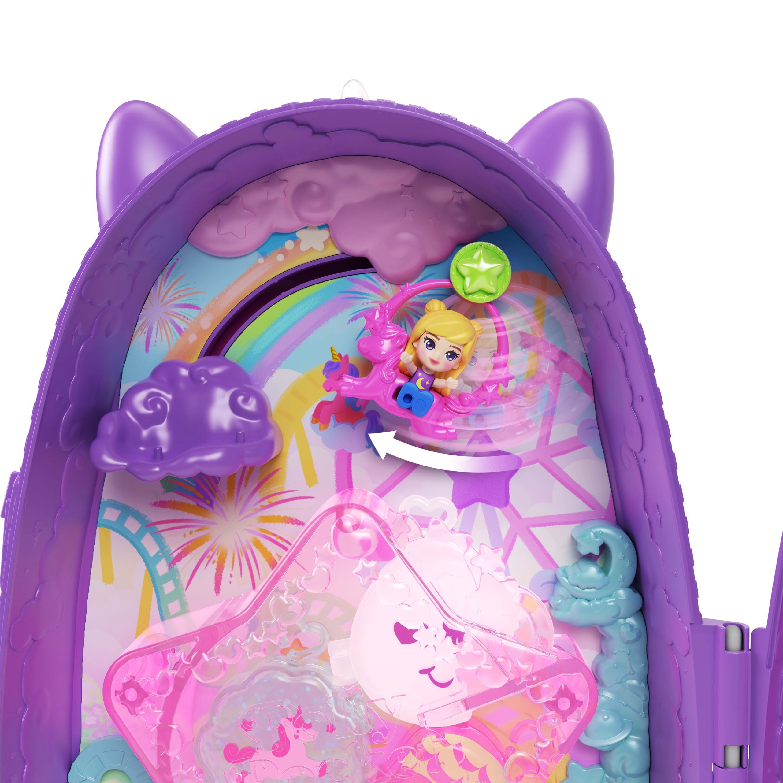 Polly Pocket Mu?eca Compacto Mochila Unicornio - Image 4