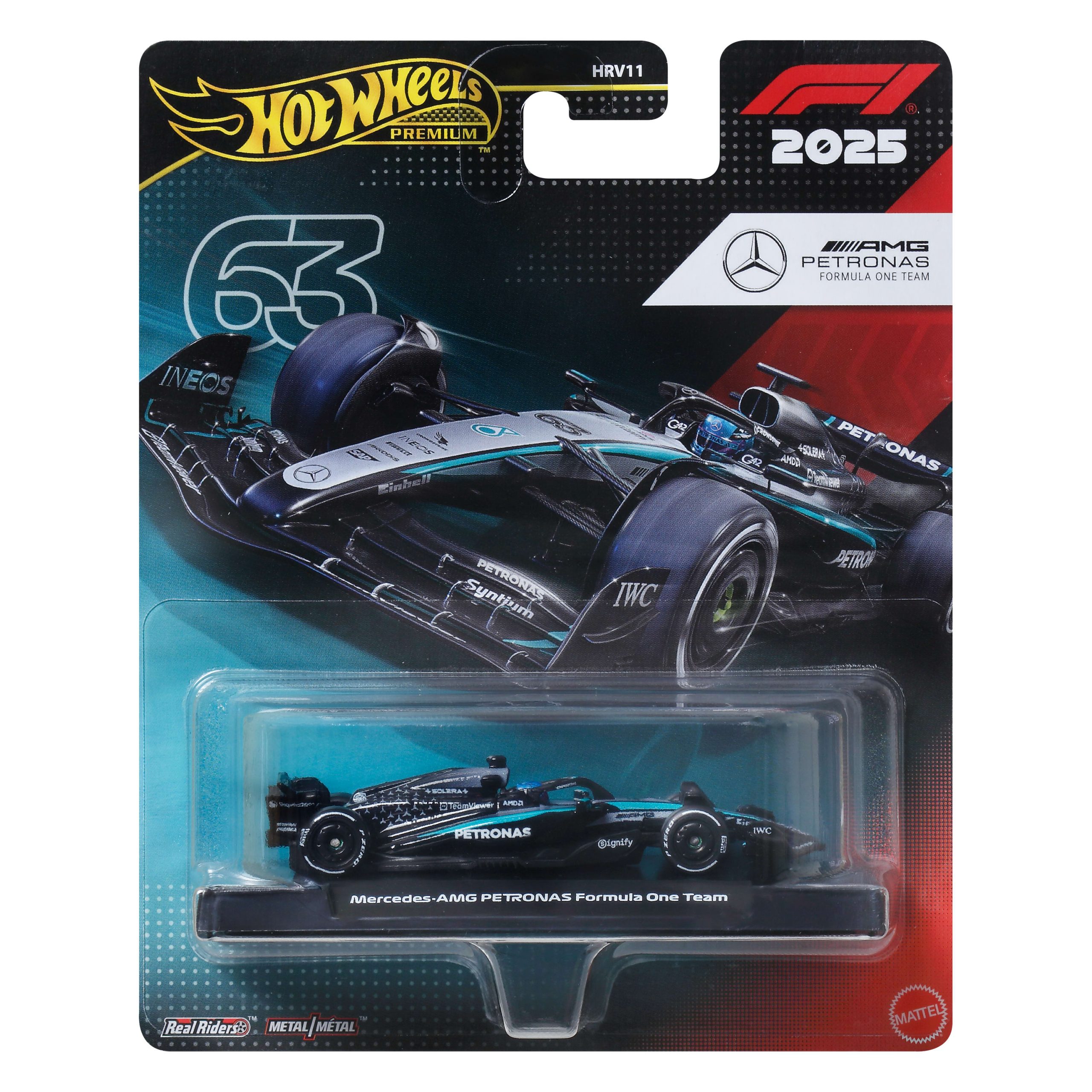 Hot Wheels Collector Ve??culo de Cole??o Equipe Mercedes-AMG PETRONAS Formula 1 George Russell