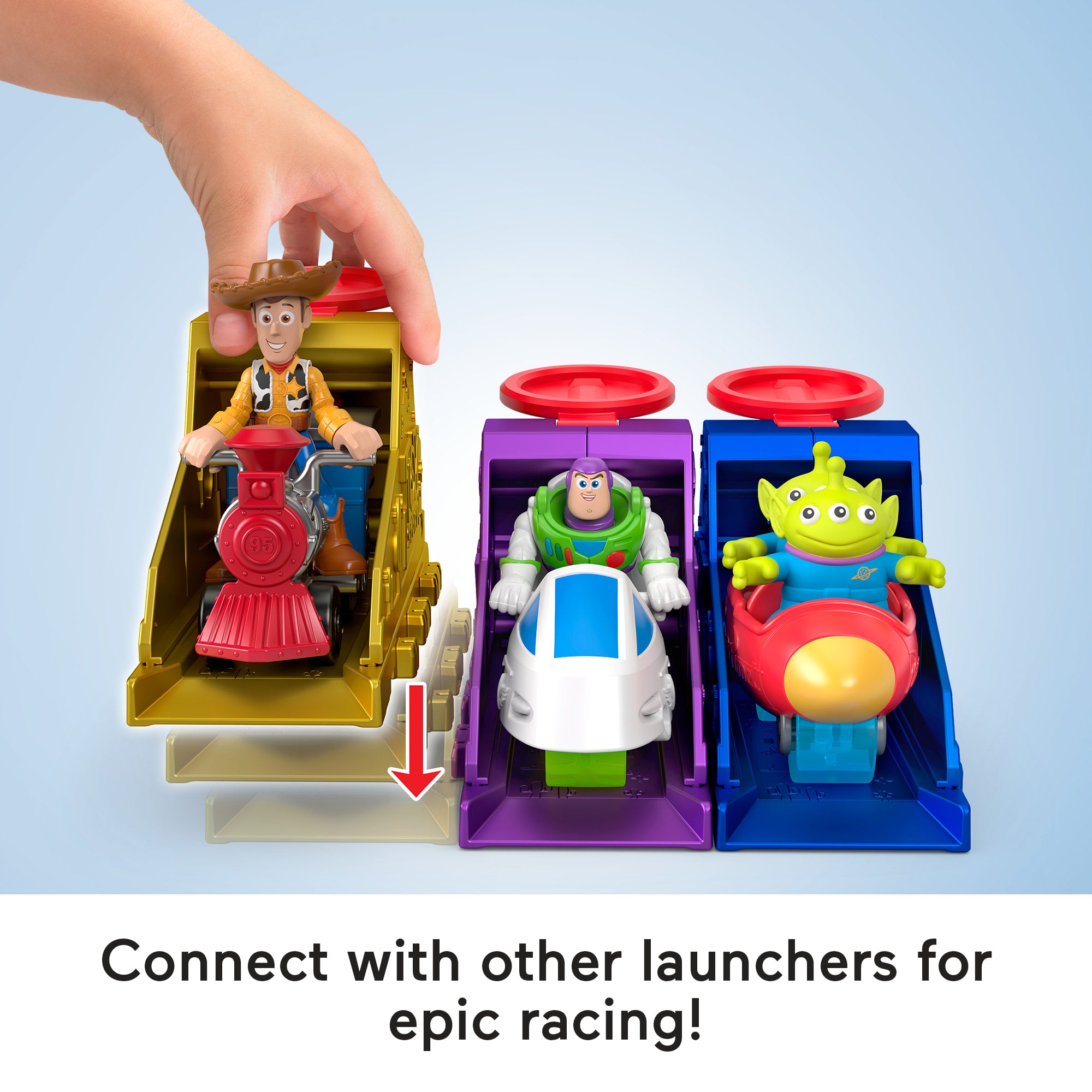 Imaginext Launcher Set With Alien Figures. inspired By Disney And Pixar Toy Story - Image 3