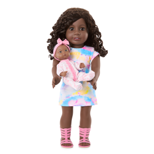 Little Bitty Baby? 7.75-inch Doll with black hair