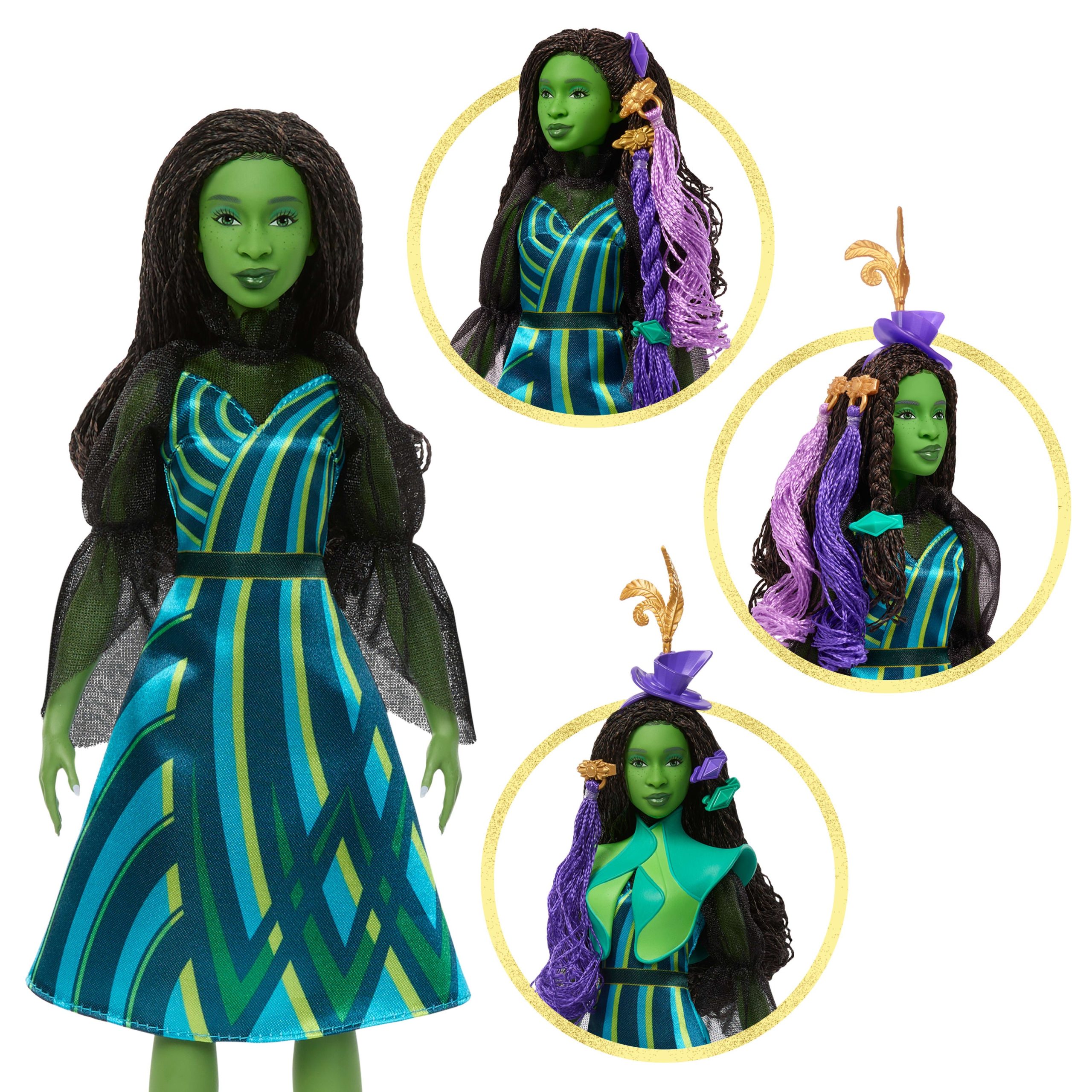Universal Pictures' Wicked Get Ready With Elphaba Doll Set With 7 Accessories & Color Change Nails - Image 3
