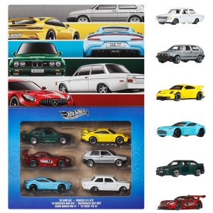 Hot Wheels-Coffret Euro Style-Coffret 6 V??hicules Europ??ens