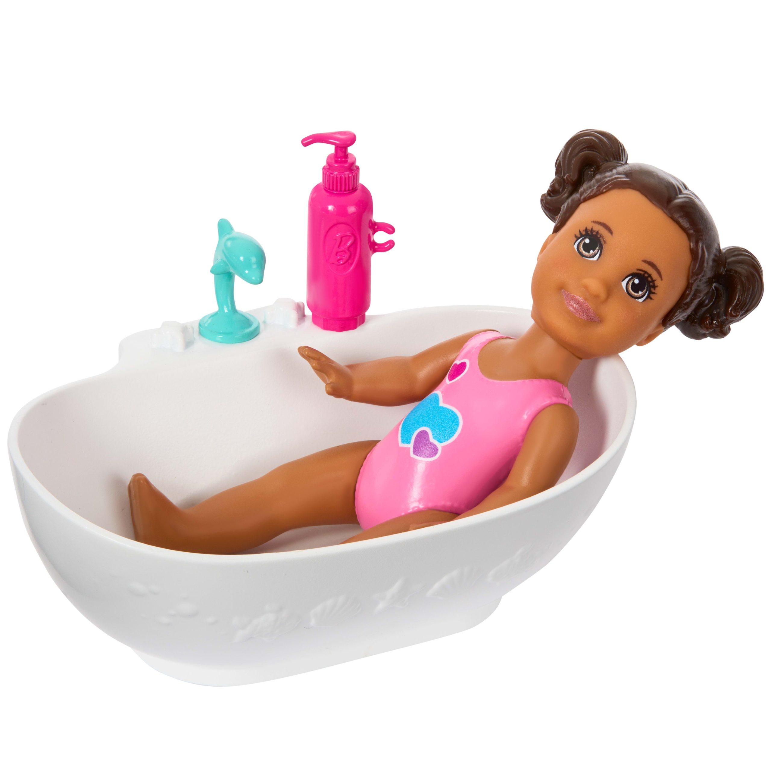 Barbie Skipper Babysitters inc. Playset With Skipper Doll. Toddler Doll. Bathtub & 6 Accessories - Image 4