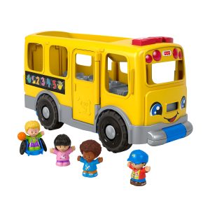 Little People Brinquedo para Beb??s Caminh?o Escolar Fazendo Novos Amigos