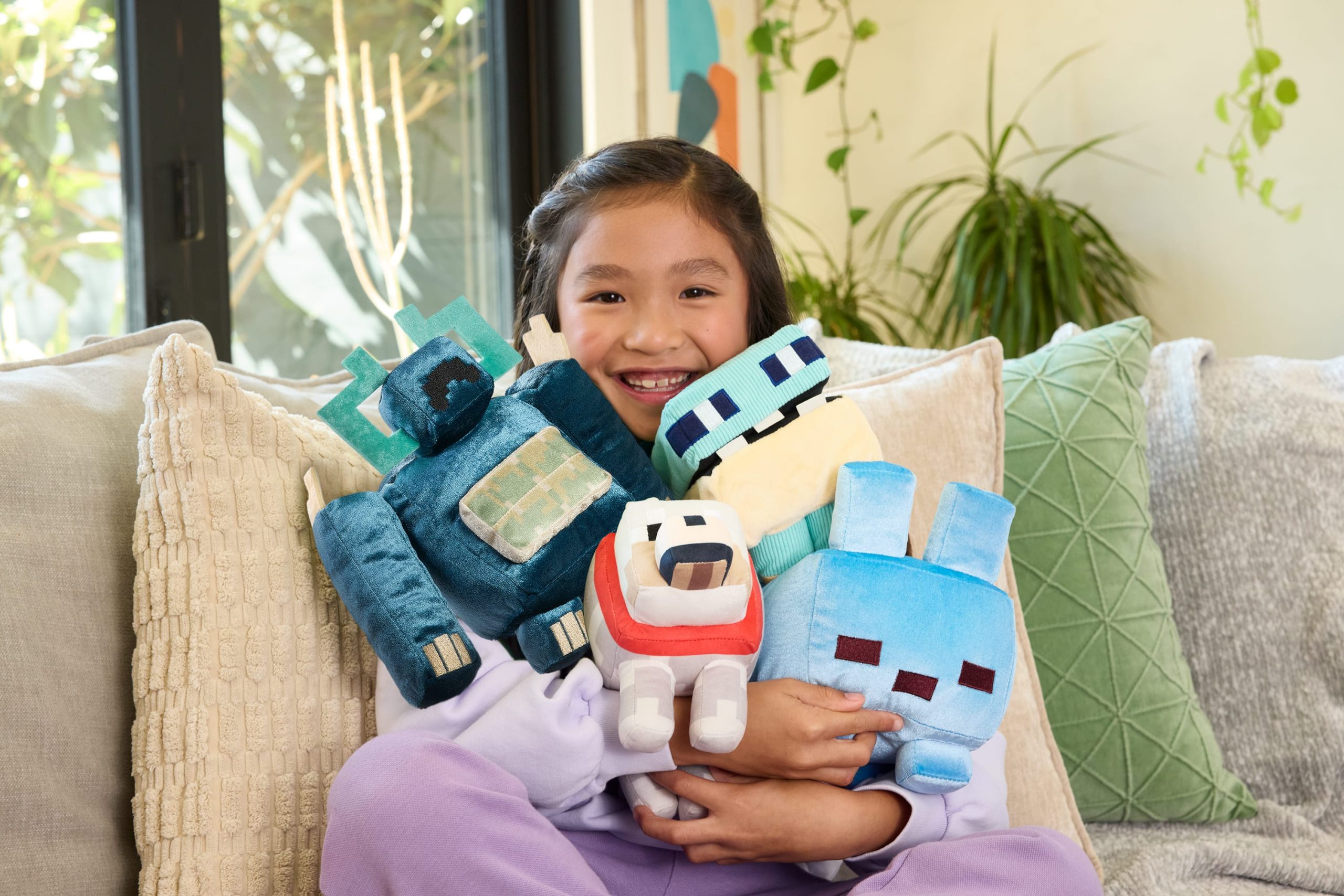 Minecraft Plush Tamed Wolf Toy. 8-Inch Soft Doll. Collectible Inspired By The Video Game Character - Image 2
