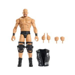 Wwe Figurine Articul??e ??lite Grands Champions Stone Cold Steve Austin