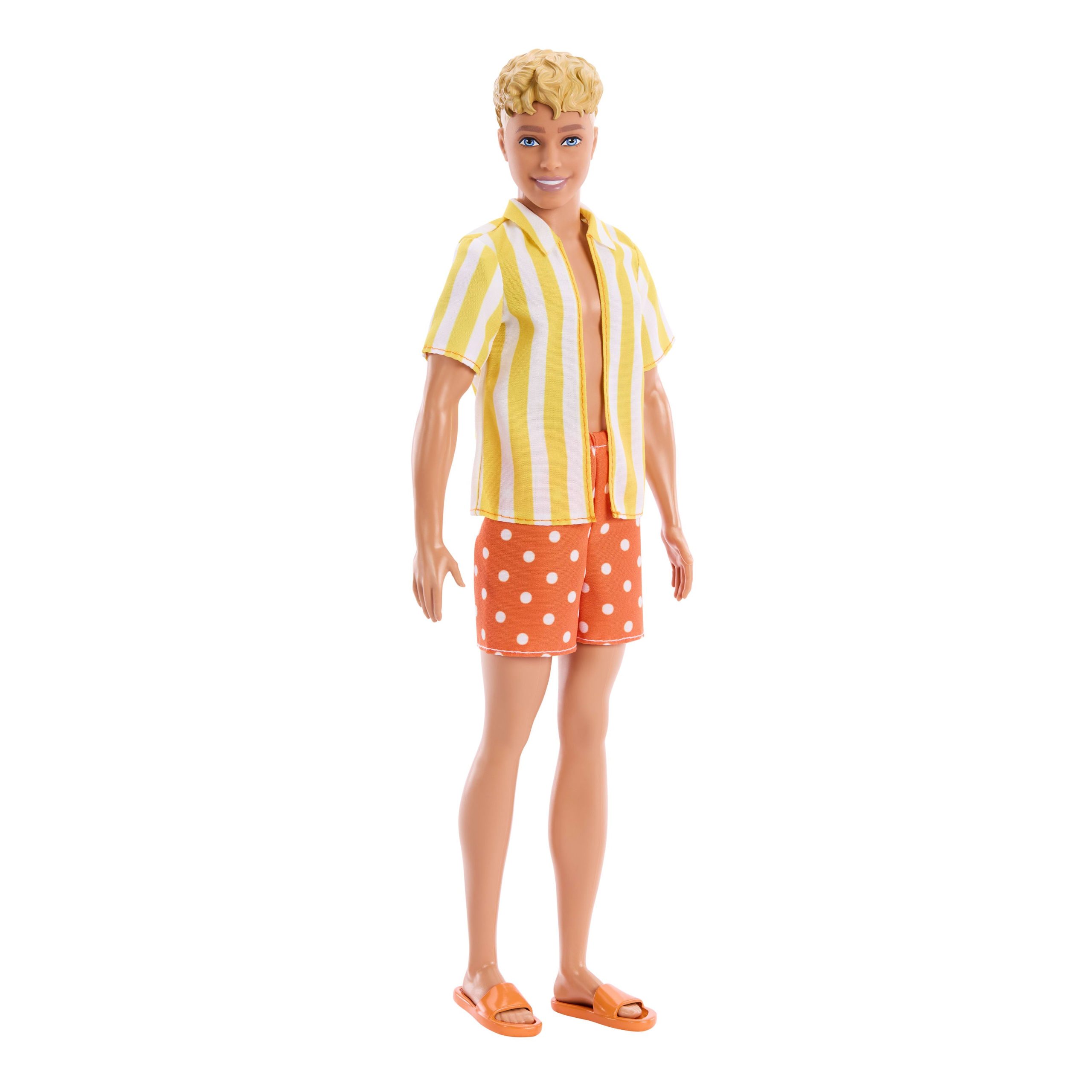 Barbie Poup??e Ken Fashionistas Tenue de Plage Cheveux Blonds