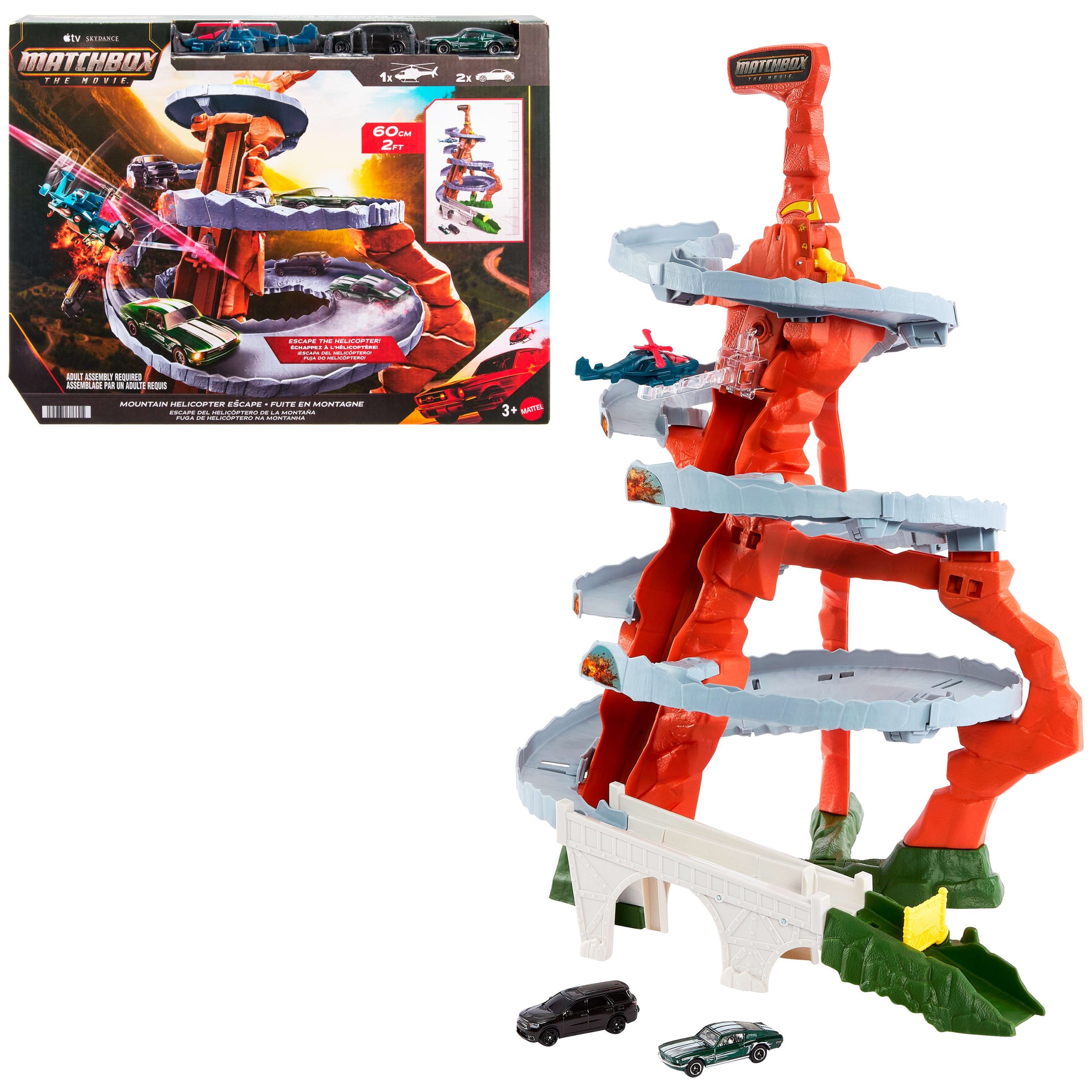 Matchbox Set de Juego Set de Juego Pel??cula Pista Escape en la Monta?a