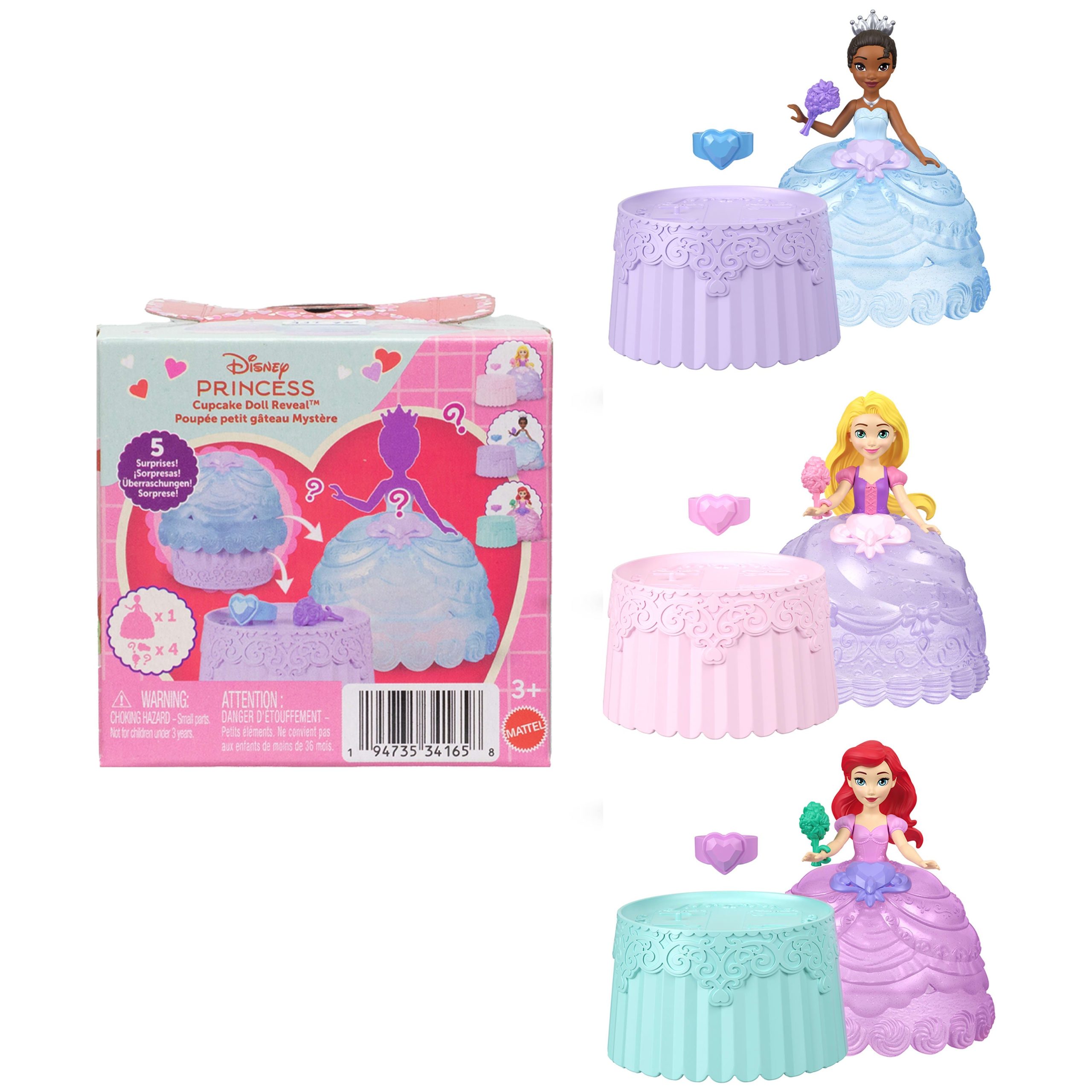 Disney Princesa Cupcake de S?o Valentim Surpresa