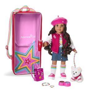 Truly Me? 18-inch Doll #108. Accessories. Puppy & Doll Carrier