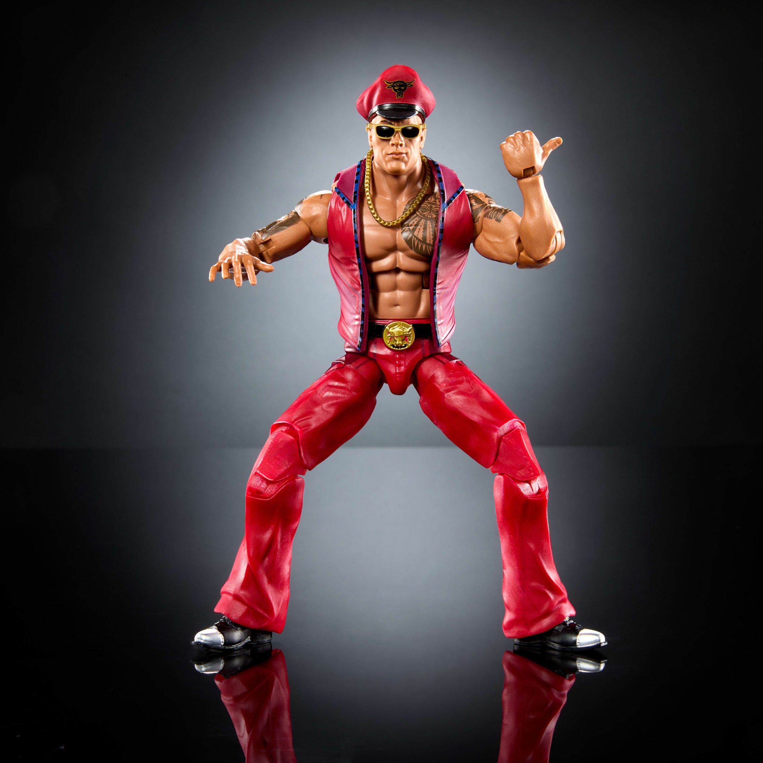 Wwe X Street Fighter?Figurine Articul??e The Rock Final Boss - Image 3