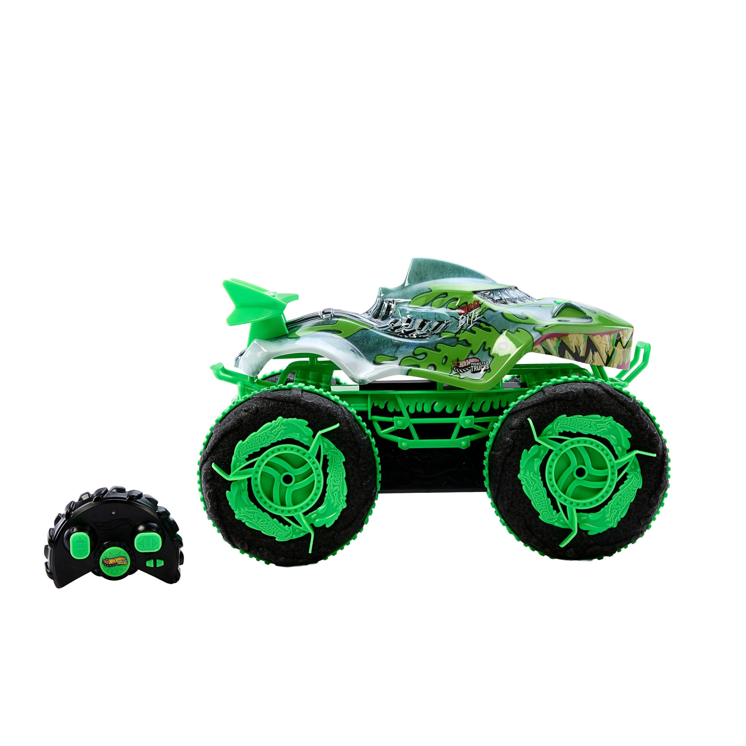 Hot Wheels Monster Trucks All-Terrain Great Bite RC. Remote-Control Toy - Image 4
