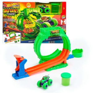 Hot Wheels Coffret Monster Trucks D??fi Looping