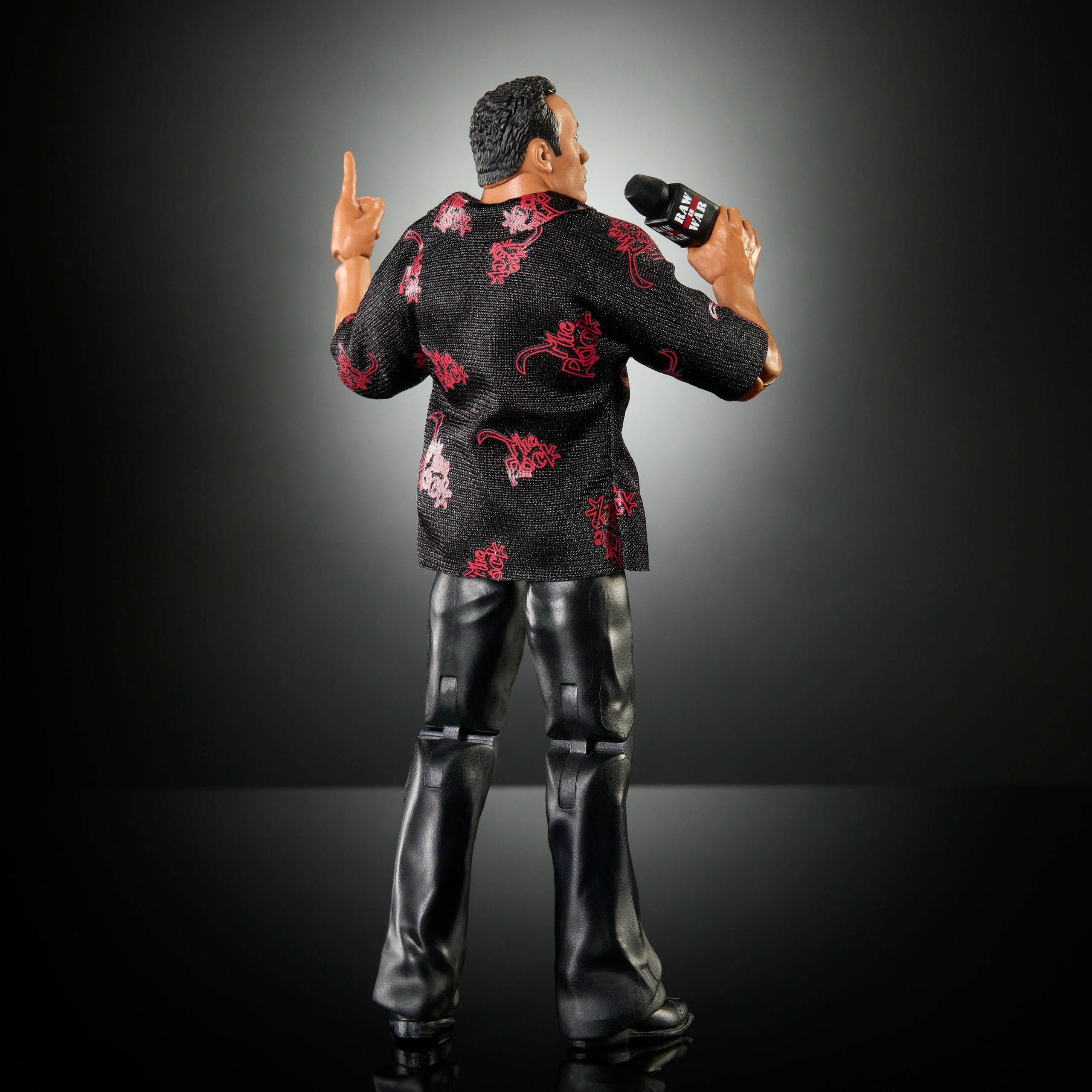 WWE Monday Night War Elite Collection The Rock Action Figure & Accessories 6-inch Set - Image 6