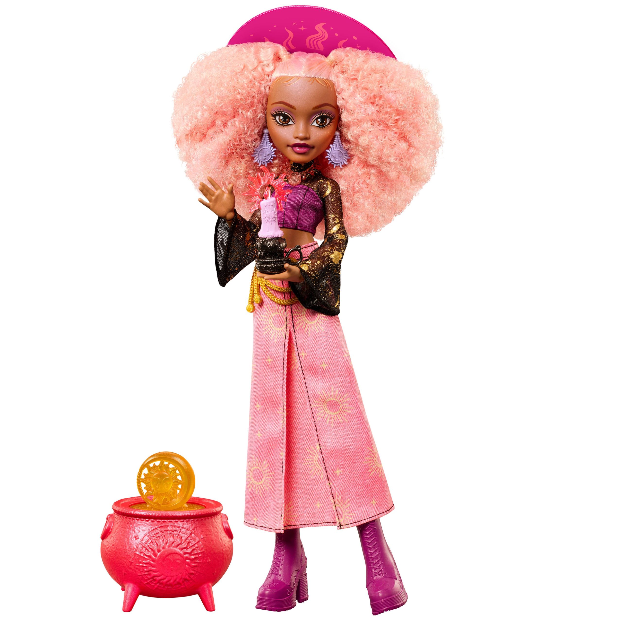 Monster High-Poup??e Rae Luminata-Avec Accessoires