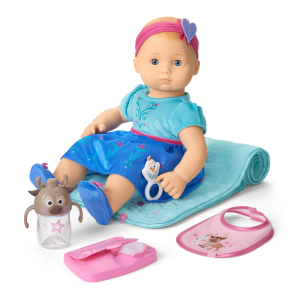 Disney Frozen Anna Cuddle & Care Set with Bitty Baby? Doll by American Girl?