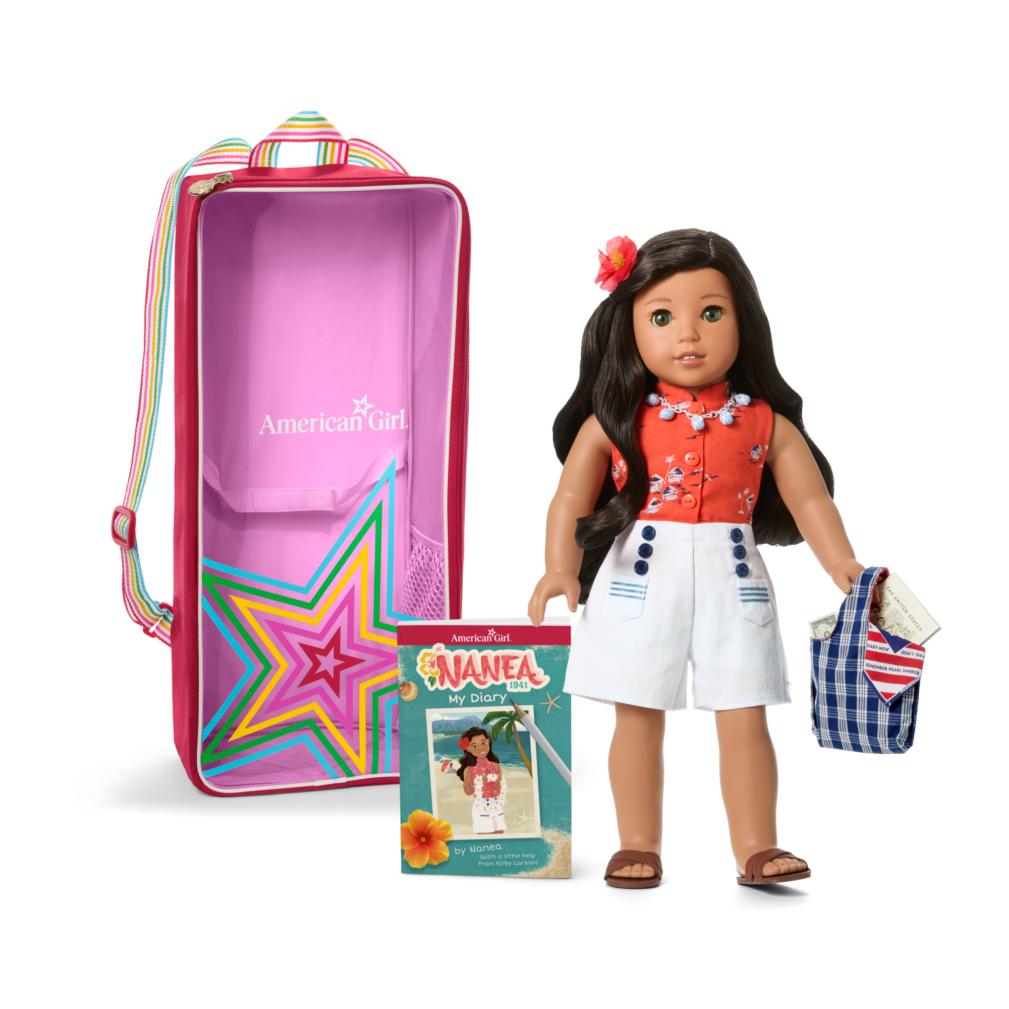 Nanea? 18-inch Doll. Book. Accessories & Doll Carrier (Historical Characters)