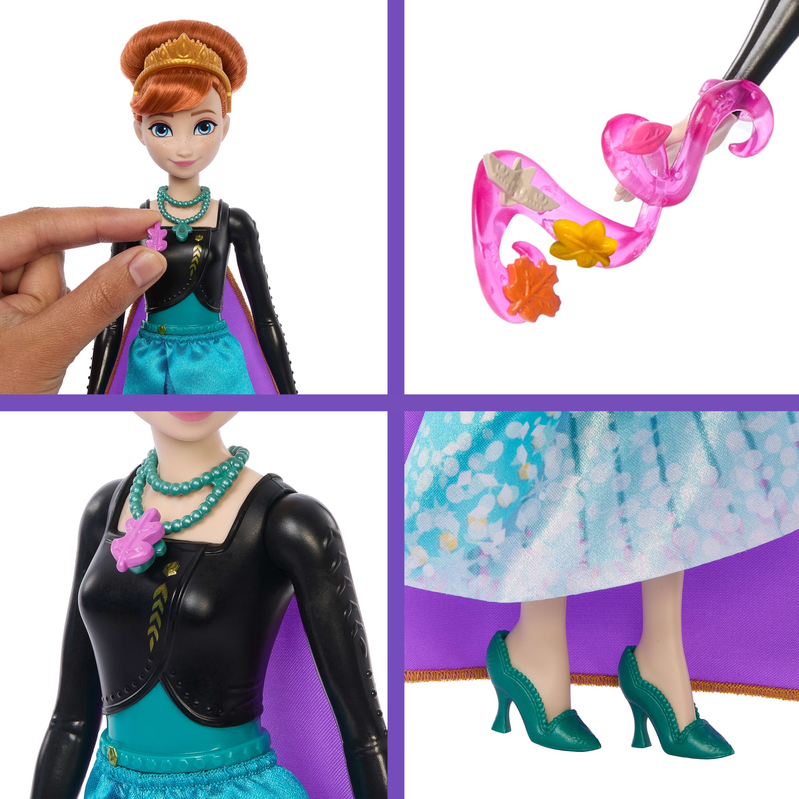 Disney Frozen Frozen Fashion Dolls Mu?eca Disney Frozen Reveal Anna - Image 3