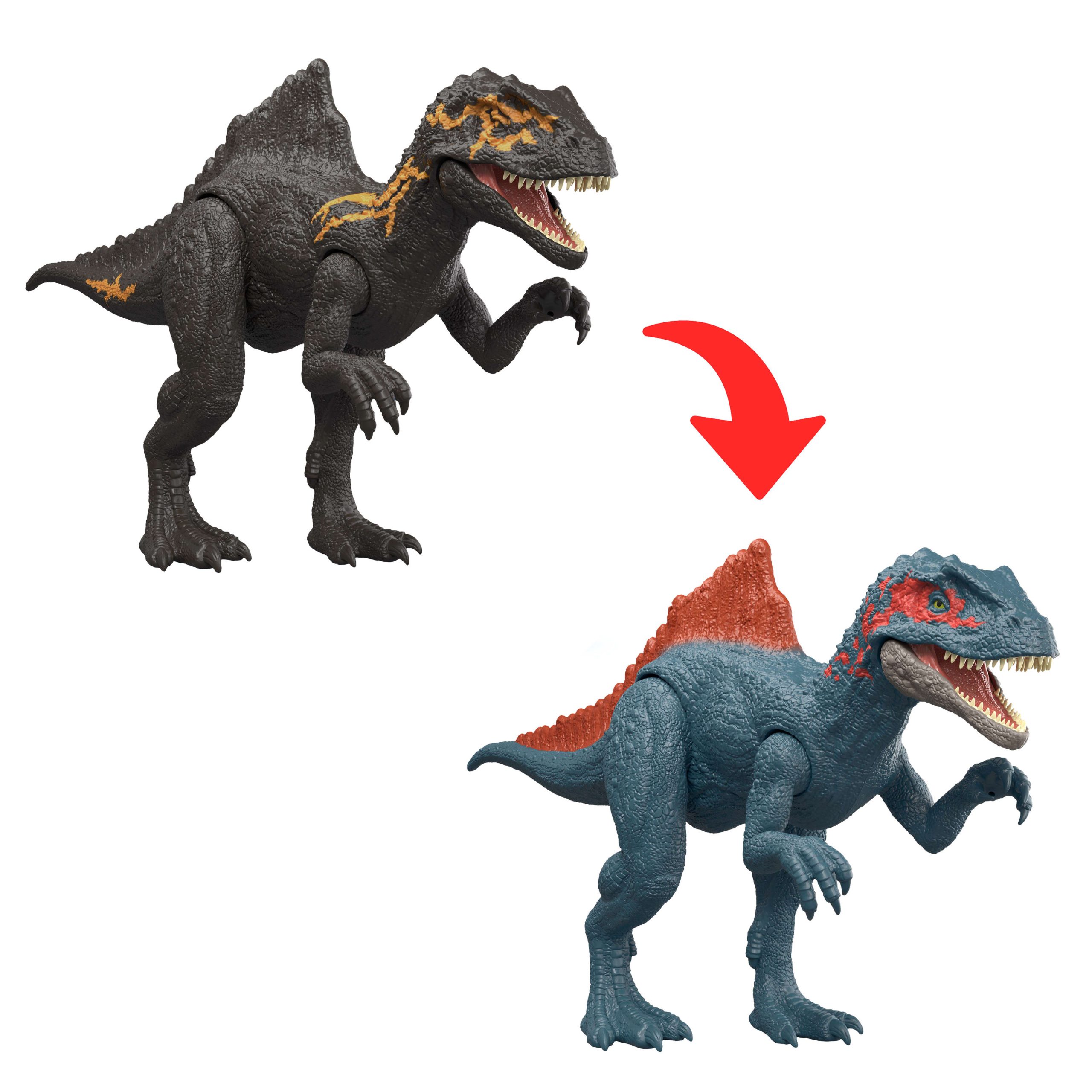 Jurassic World Dino Reveal Deluxe Concavenator Action Figure. Peel Off Color Change Toy