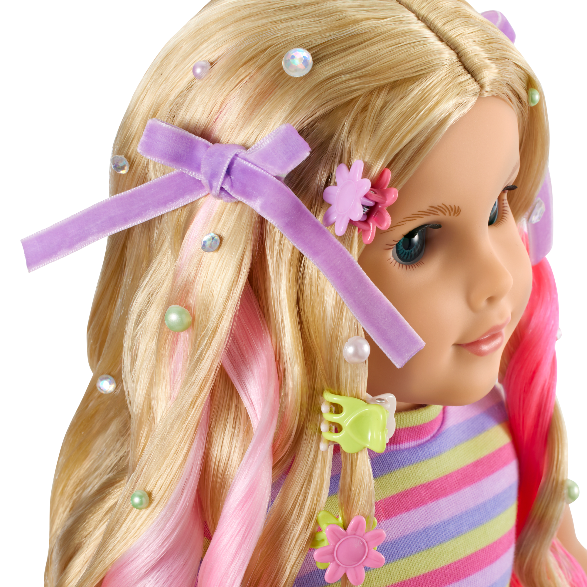 Long Hair Looks? by Truly Me? 18-inch Doll #133 & hair accessories - Image 8