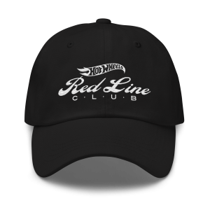 Hot Wheels? Red Line Club? 20th Anniversary Retro Logo Hat - Black