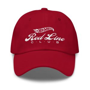 Hot Wheels? Red Line Club? 20th Anniversary Retro Logo Hat - Red