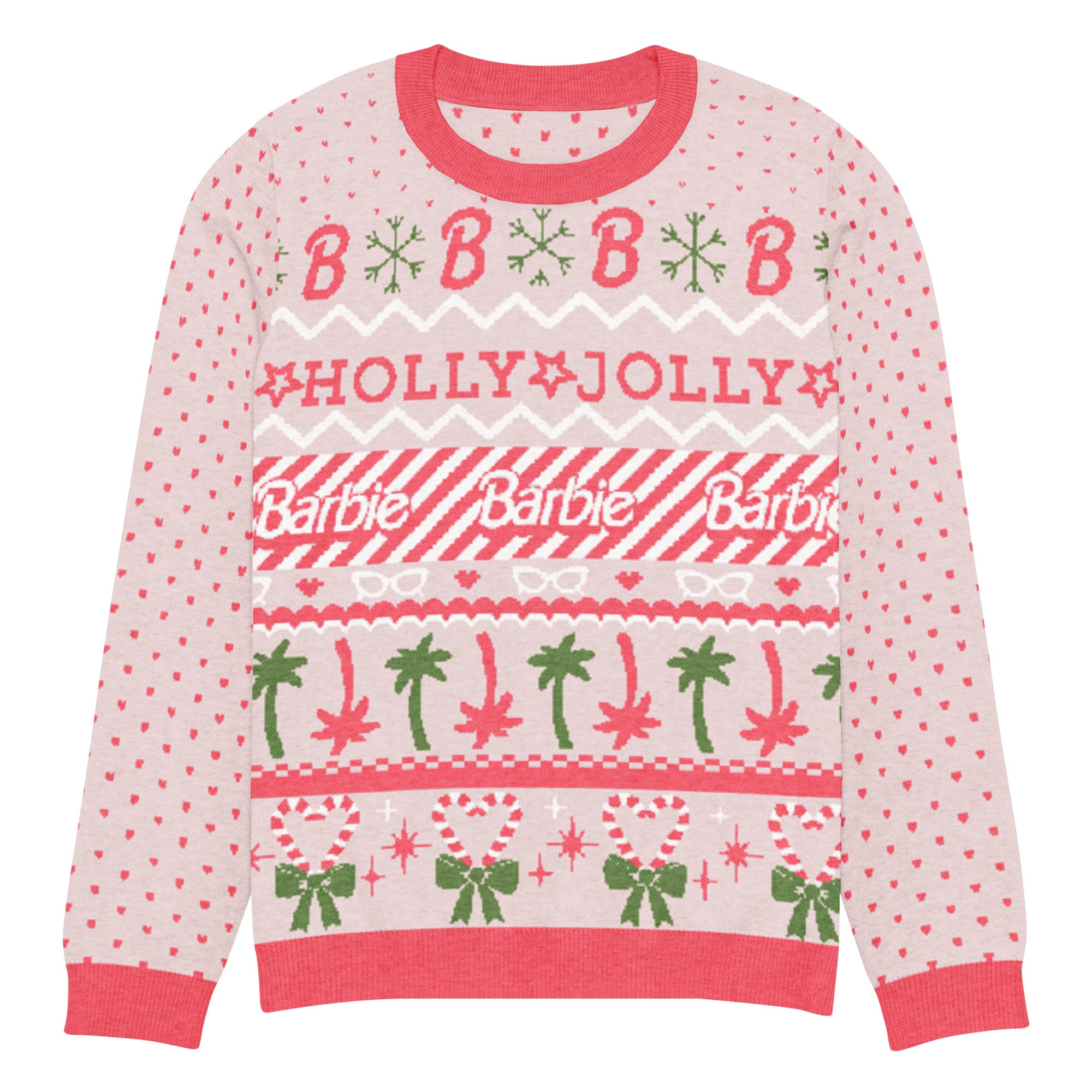 Barbie Holly Jolly Pink Ugly Sweater