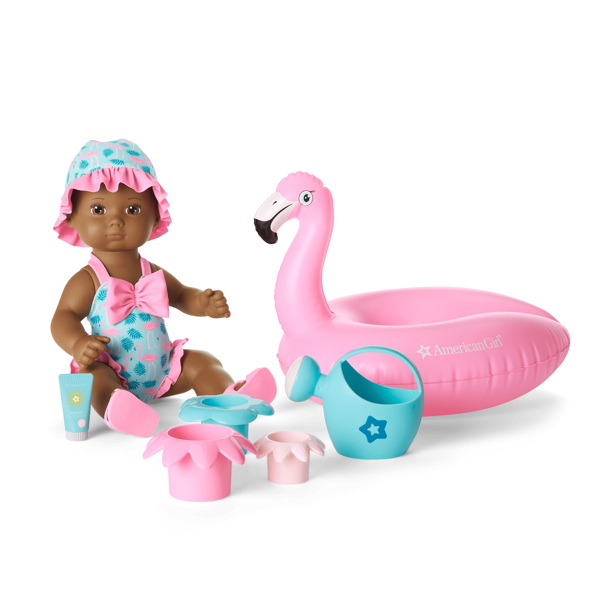 Flamingo Fun Play Set (Bitty Baby? Splash?)