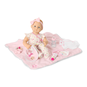 Bitty Baby? Doll #3 with blonde hair Care & Play Set