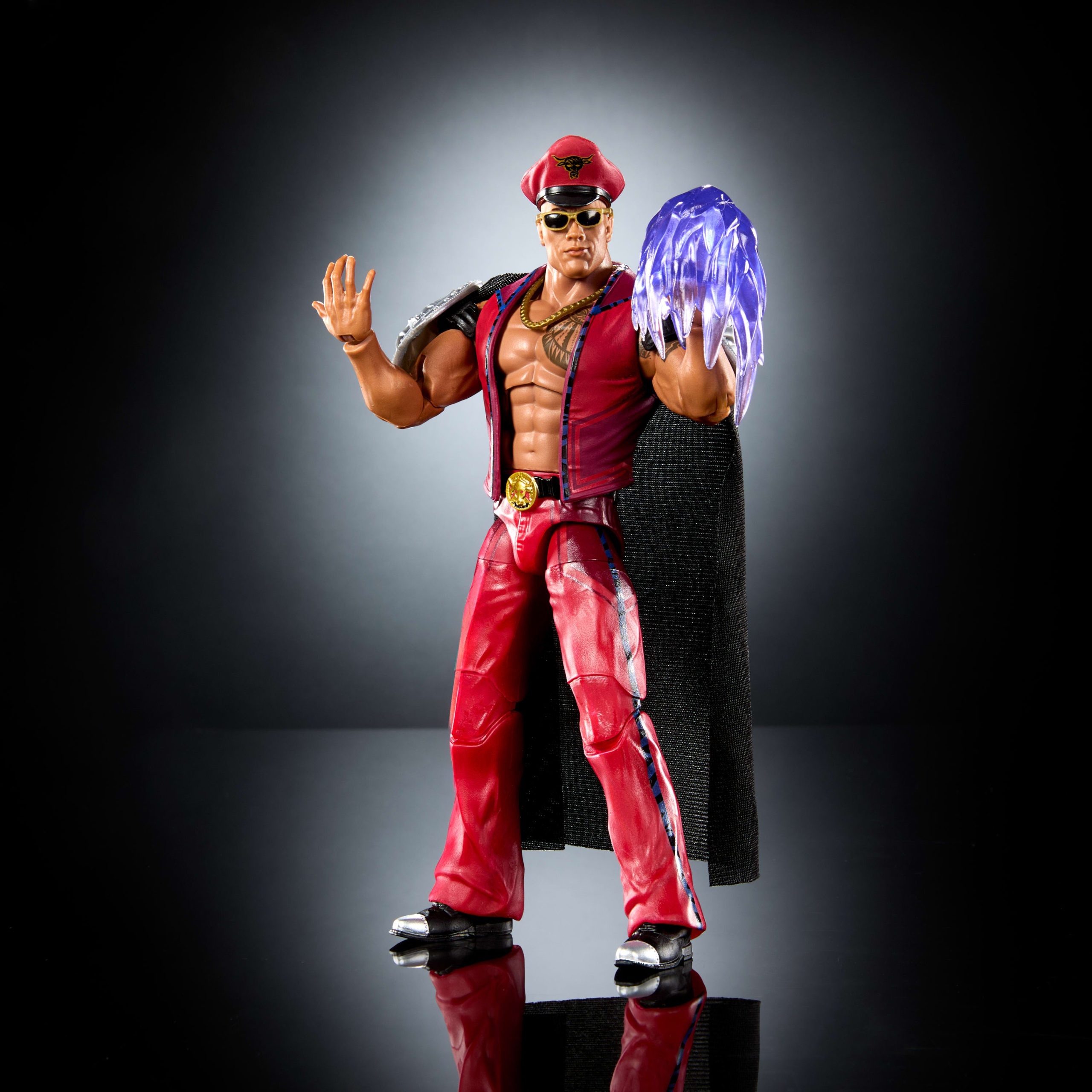Wwe X Street Fighter?Figurine Articul??e The Rock Final Boss - Image 5