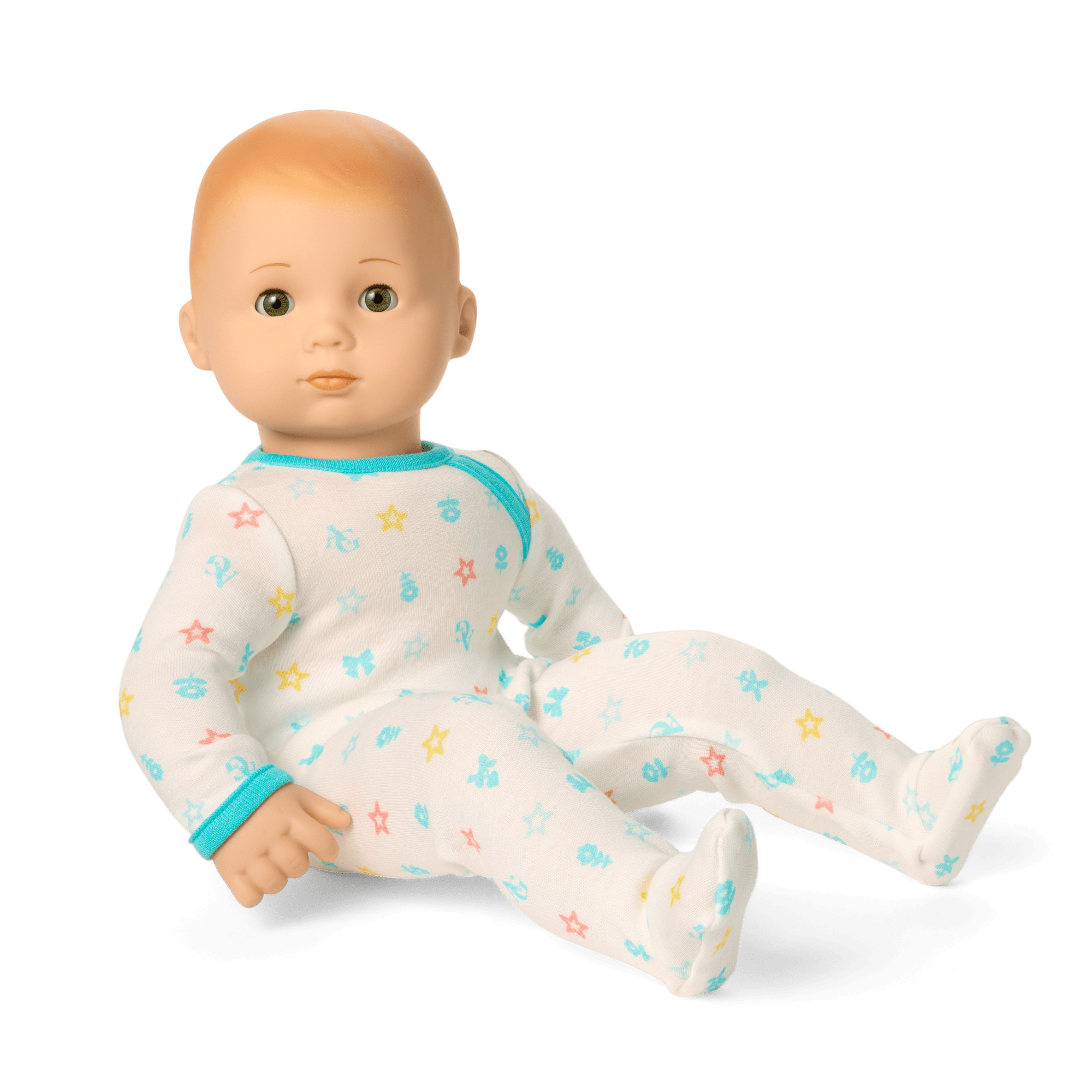 Bitty Baby? Doll #6 with red hair in Pastel Blue
