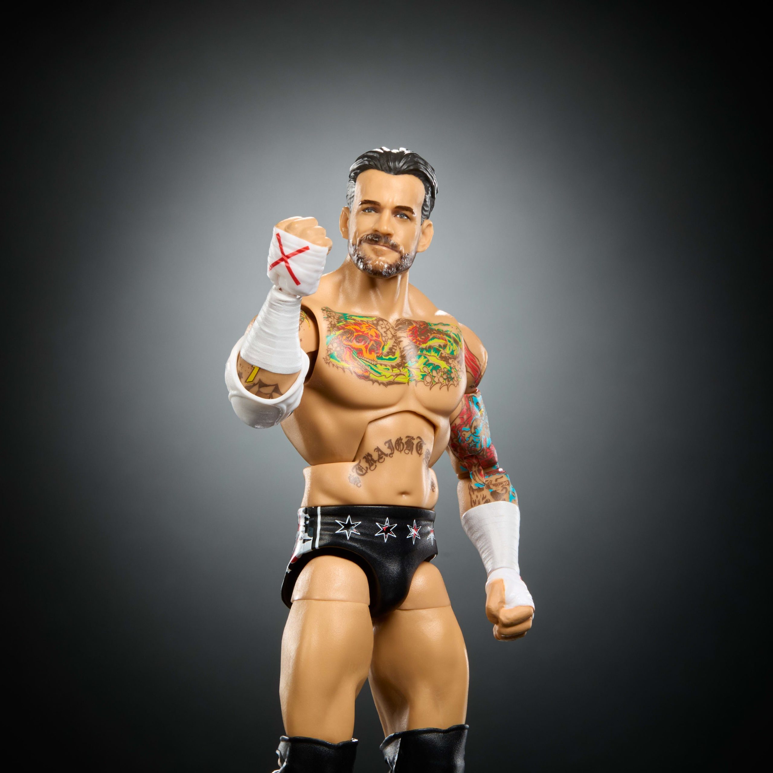 Wwe Figurine Articul??e ??lite Grands Champions Cm Punk - Image 3