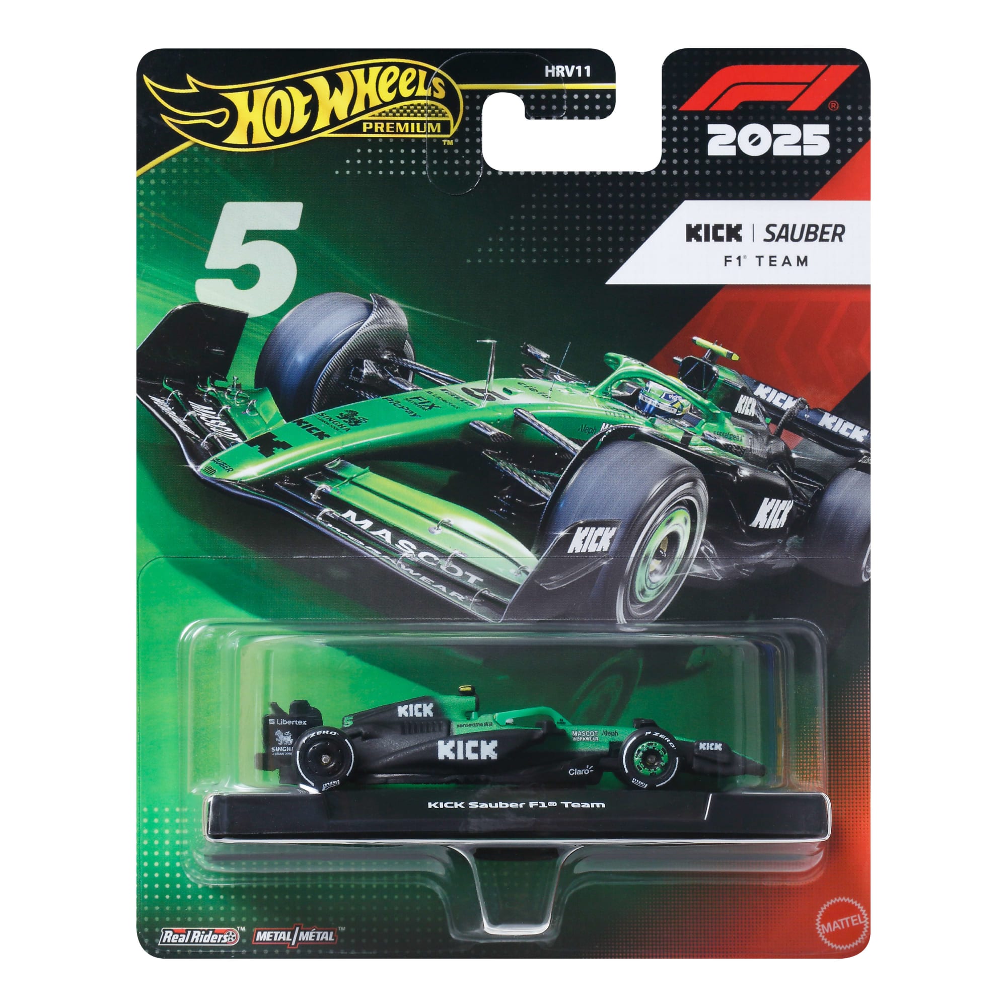 Hot Wheels Premium Kick Sauber 2025 Formula 1? Team #5