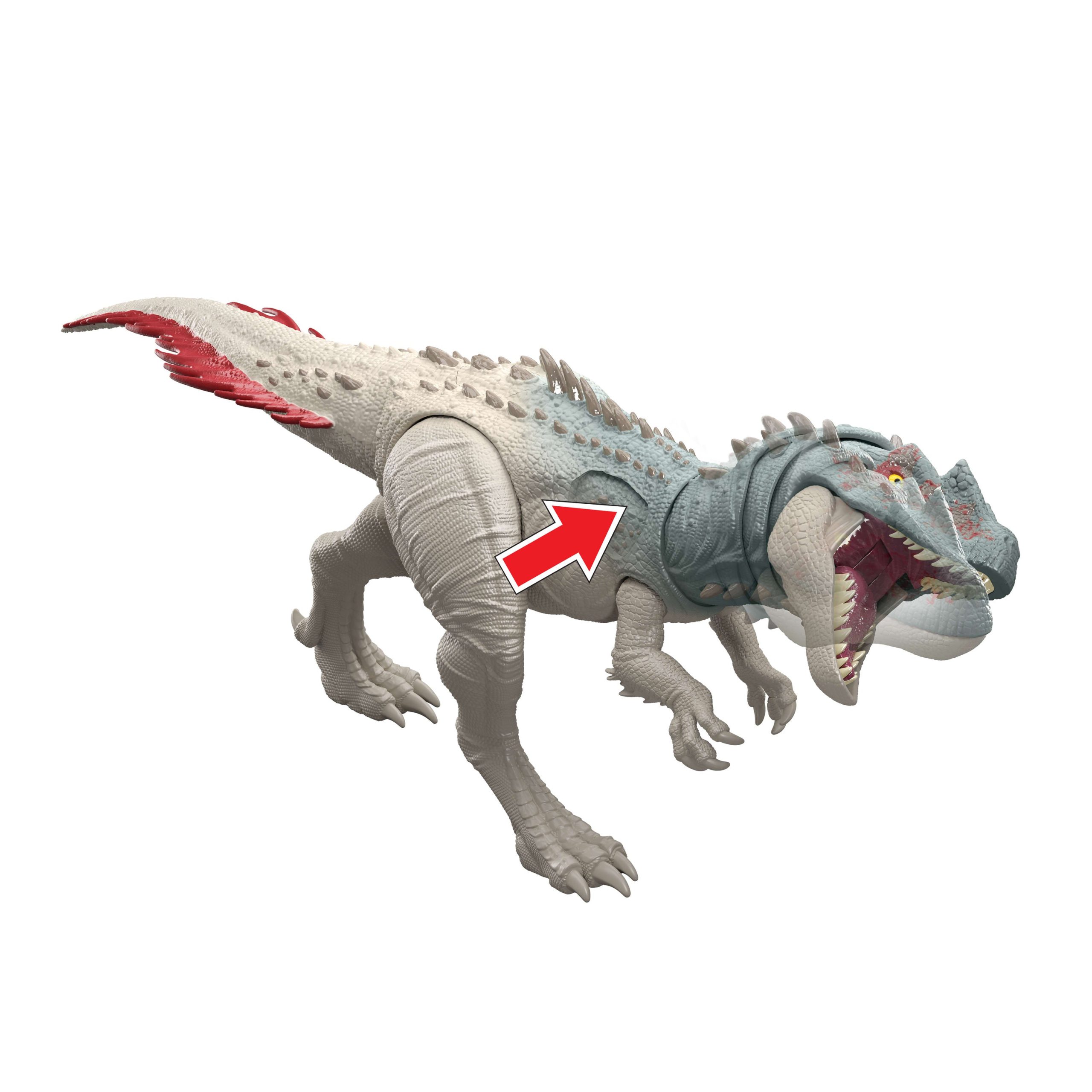 Jurassic World Gigantic Thrashers Torvosaurus Dinosaur Action Figure Toy. 2 Attacks & EVolve Feature - Image 4