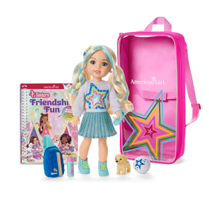 AG Sisters? Jozette? Doll. Book & Doll Carrier