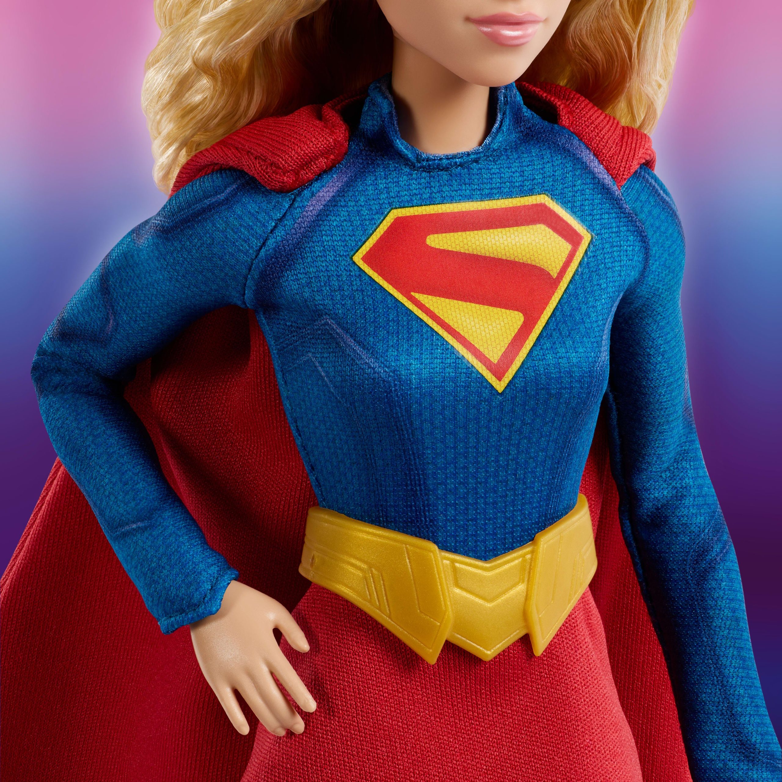 Barbie-Poup??e Barbie Supergirl-Avec Costume de Super?H??ro?ne et Cape - Image 4