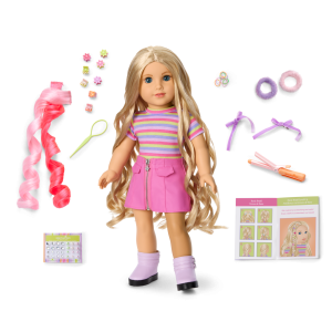 Long Hair Looks? by Truly Me? 18-inch Doll #133 & hair accessories