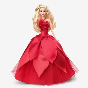 2022 Holiday Barbie Doll. Blonde Hair