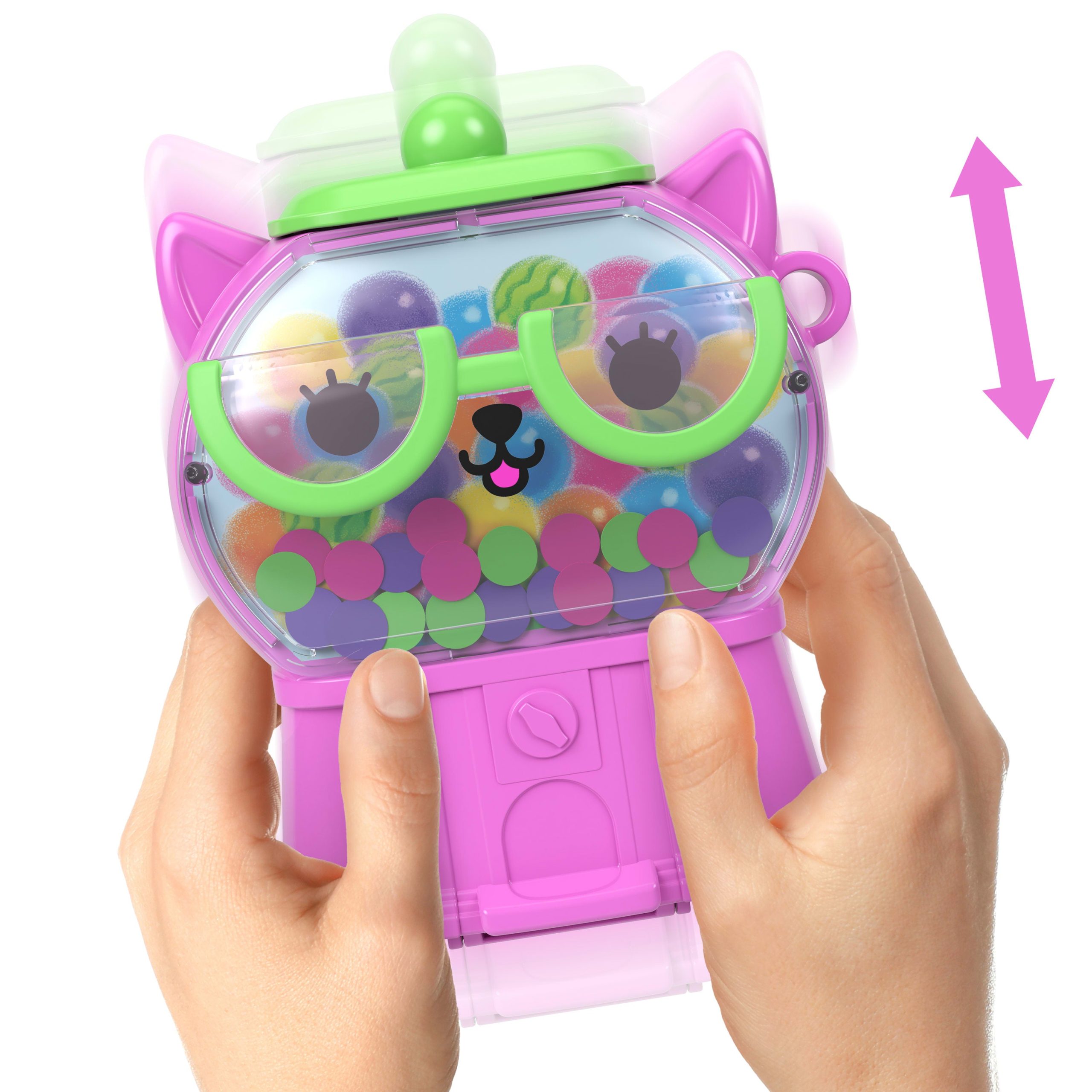 Polly Pocket Conjunto de Brinquedo Compacto Gatinho M??quina de Chicletes - Image 5