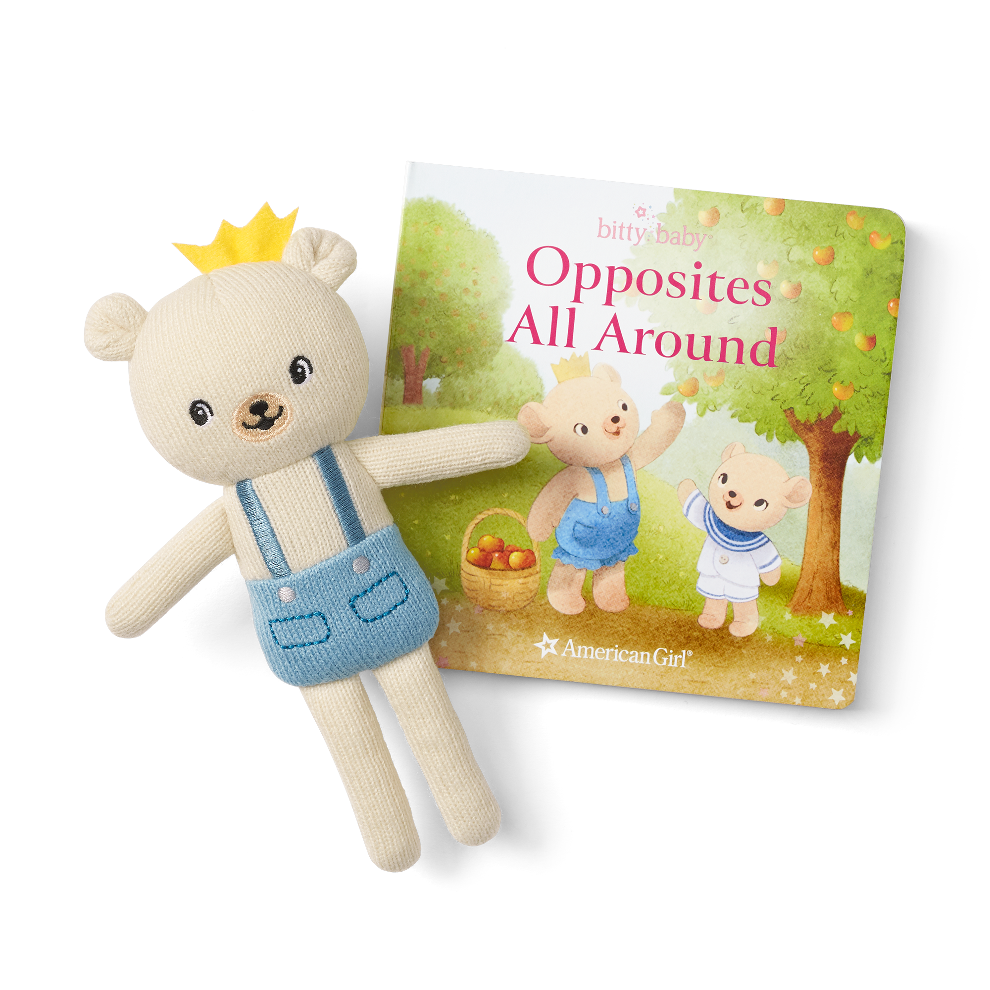 Bitty Baby? Doll #3 in Pastel Blue + Bear Friend & Board Book - Image 3