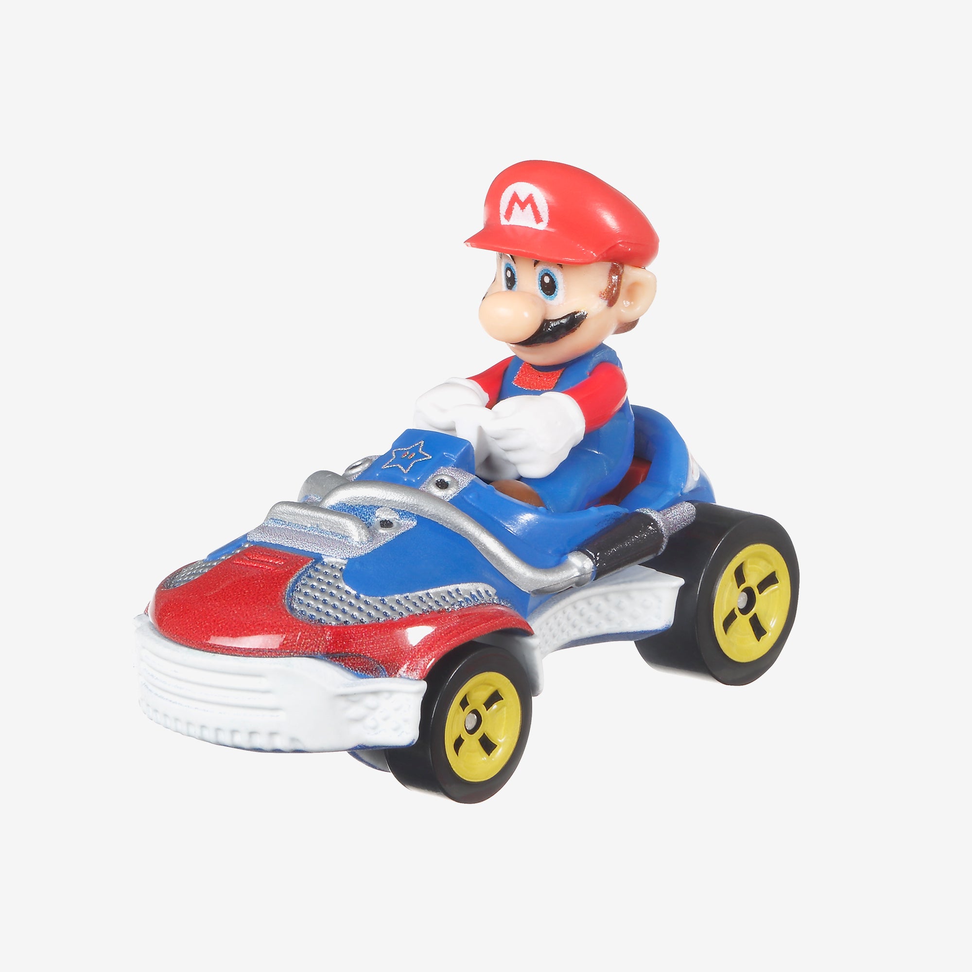 Hot Wheels Mario Kart Ve??culo de Brinquedo Pacote surpresa com 4 carros - Image 4