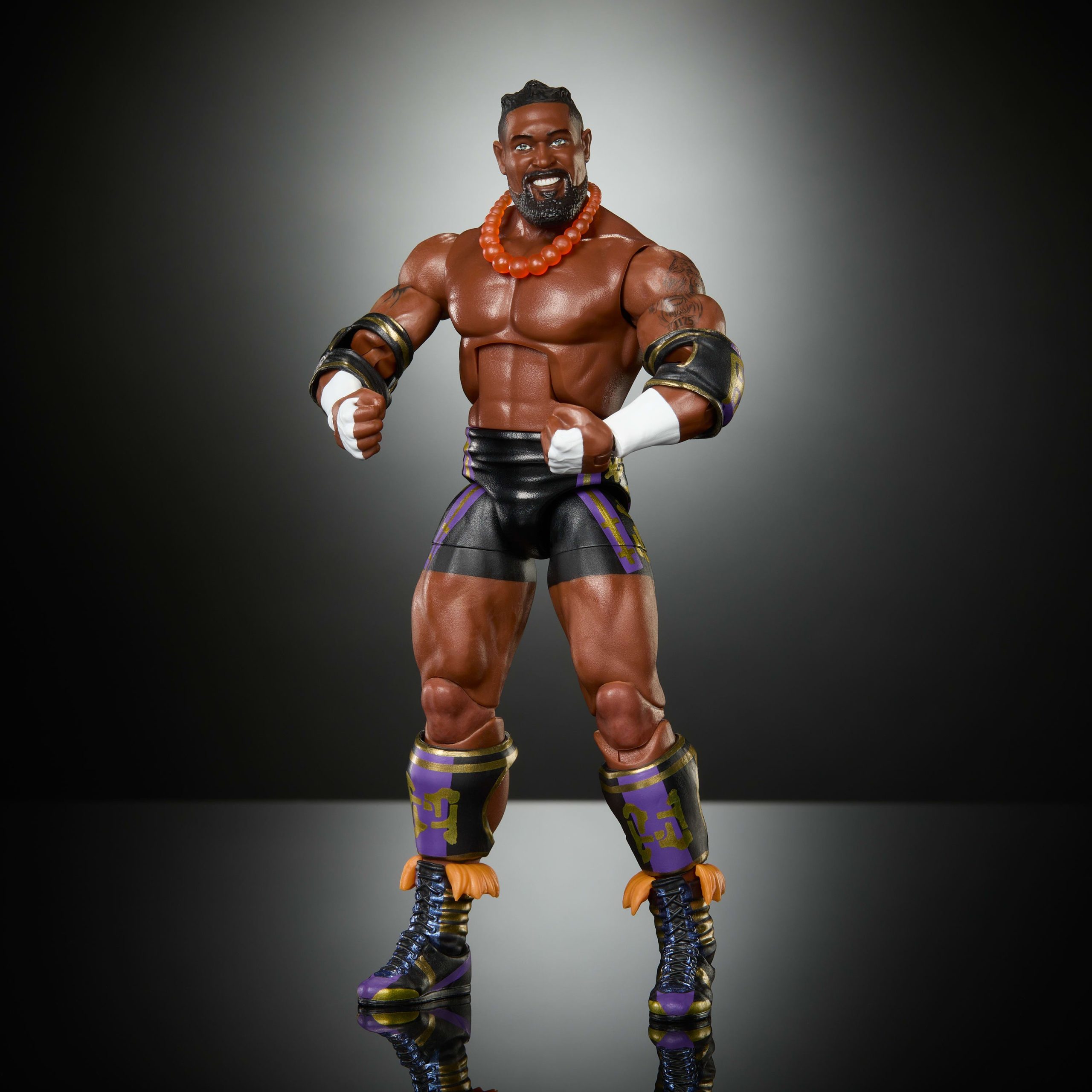 WWE Elite Oba Femi Action Figure. Series #121Set. 6-inch Collectible With Accessories - Image 3