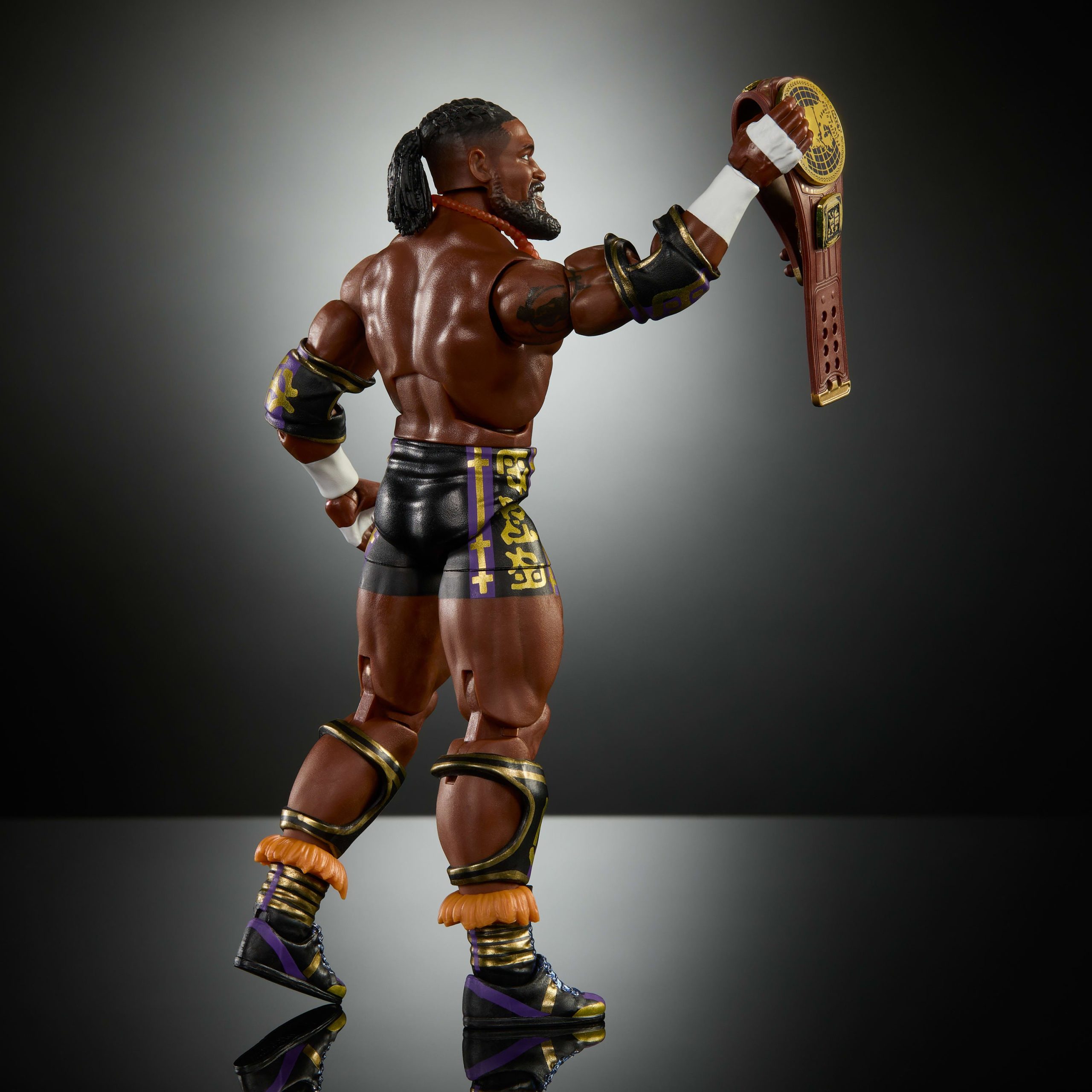 WWE Elite Oba Femi Action Figure. Series #121Set. 6-inch Collectible With Accessories - Image 4