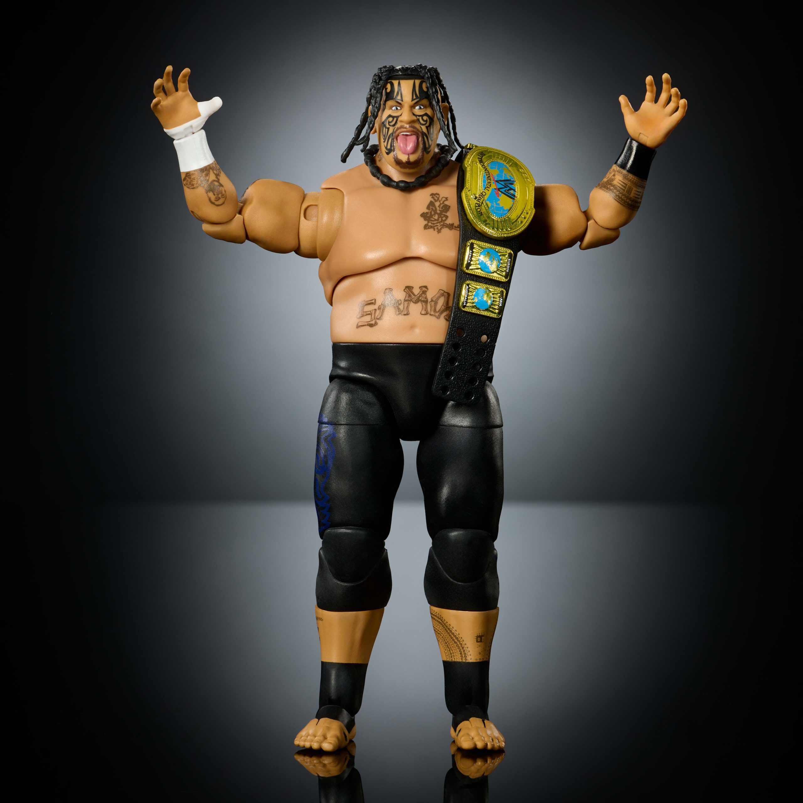 Wwe Figurine Articul??e Ultimate Umaga - Image 3