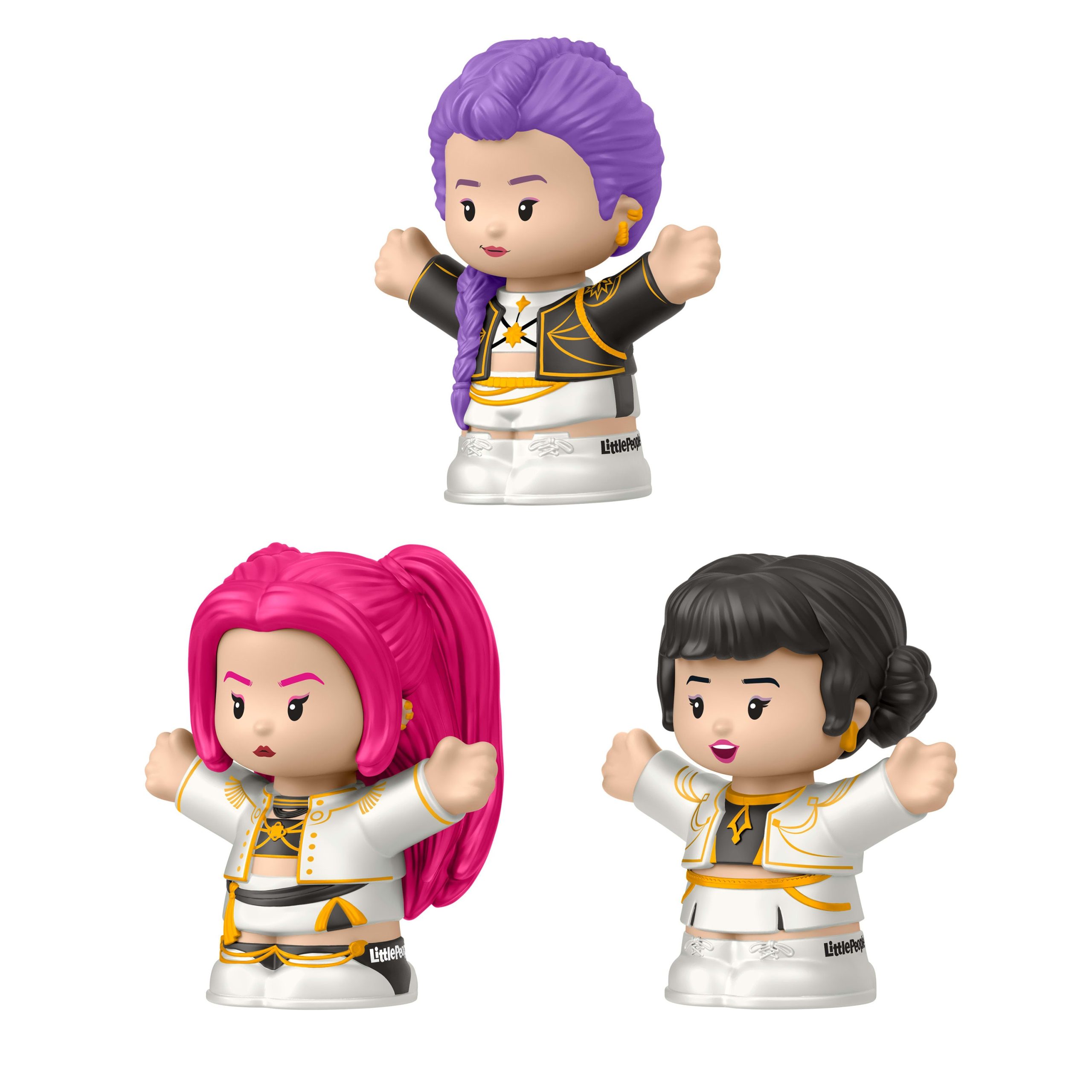 Coffret KPop demon Hunters: Huntr/X Little People Collector en ??dition Sp??ciale. 3?Figurines - Image 3