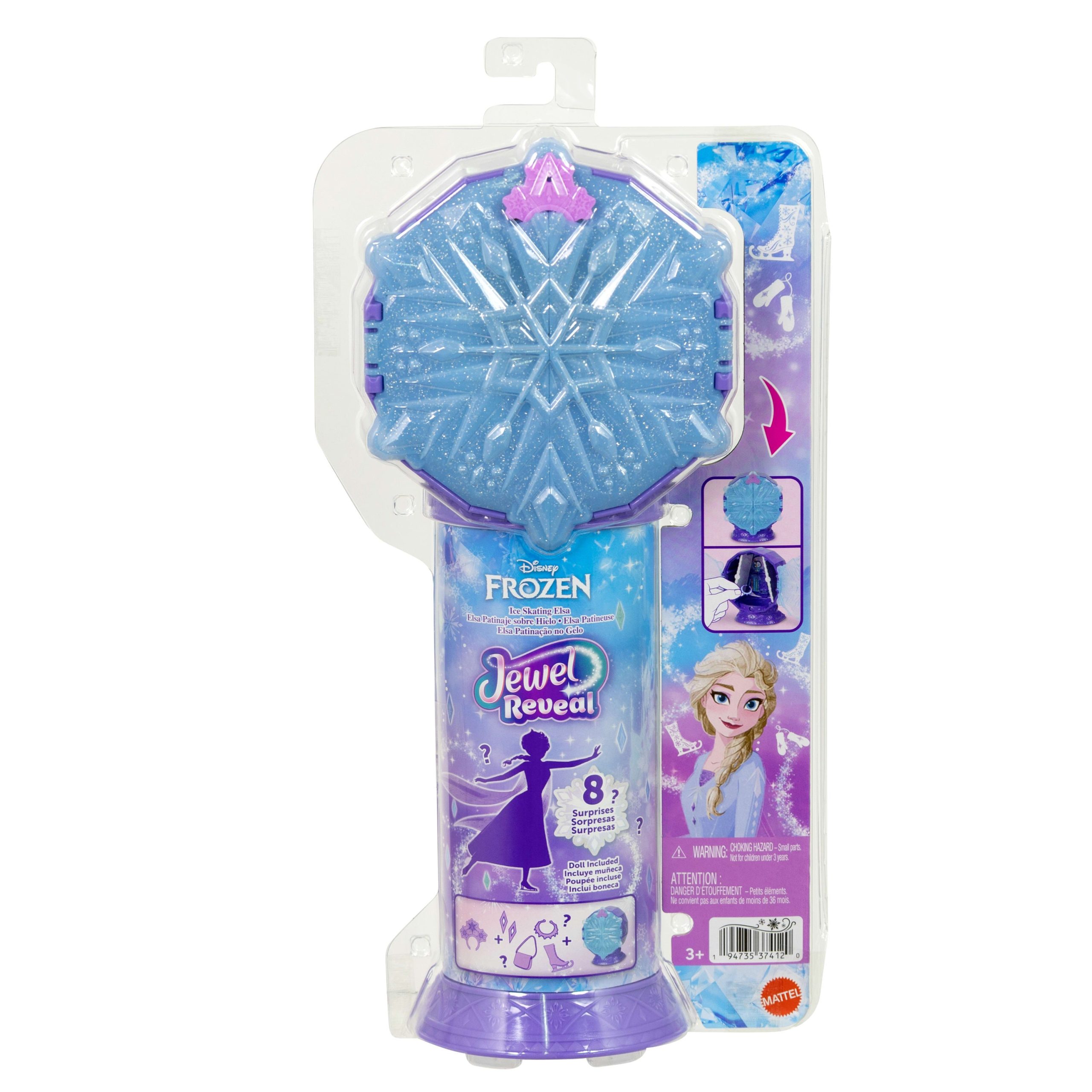 Disney La Reine des Neiges?Poup??e Jewel Reveal Elsa Reine du Patinage - Image 6